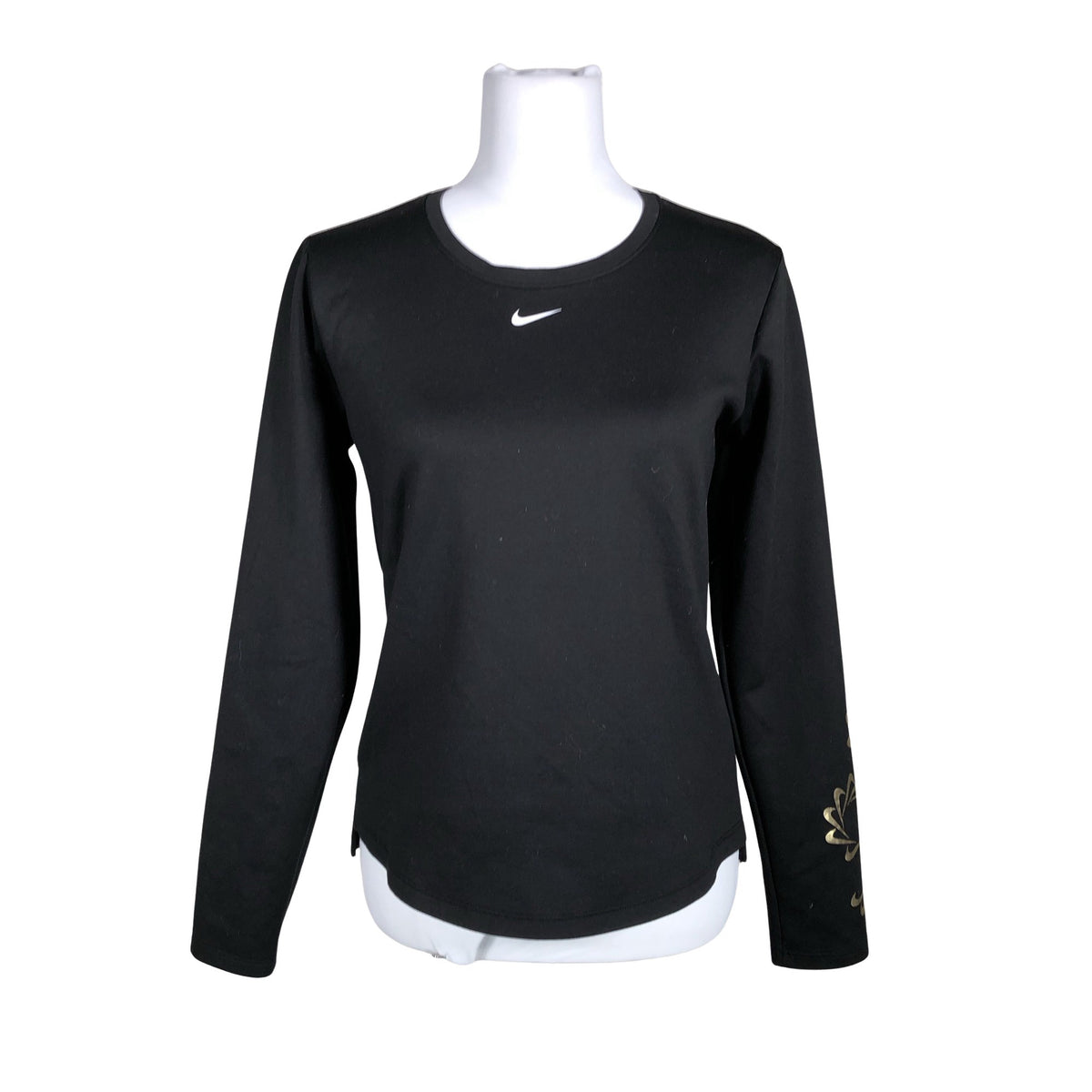 Naisten Nike - Urheilupaita, pitkät hihat, koko 36 - Musta (1)