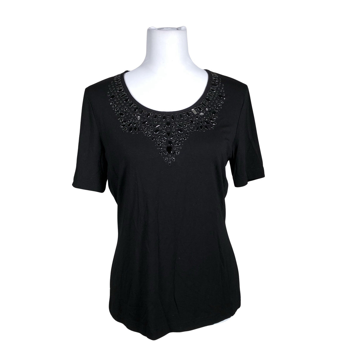 Naisten Gerry Weber - T-paita, koko 40 - Musta (1)