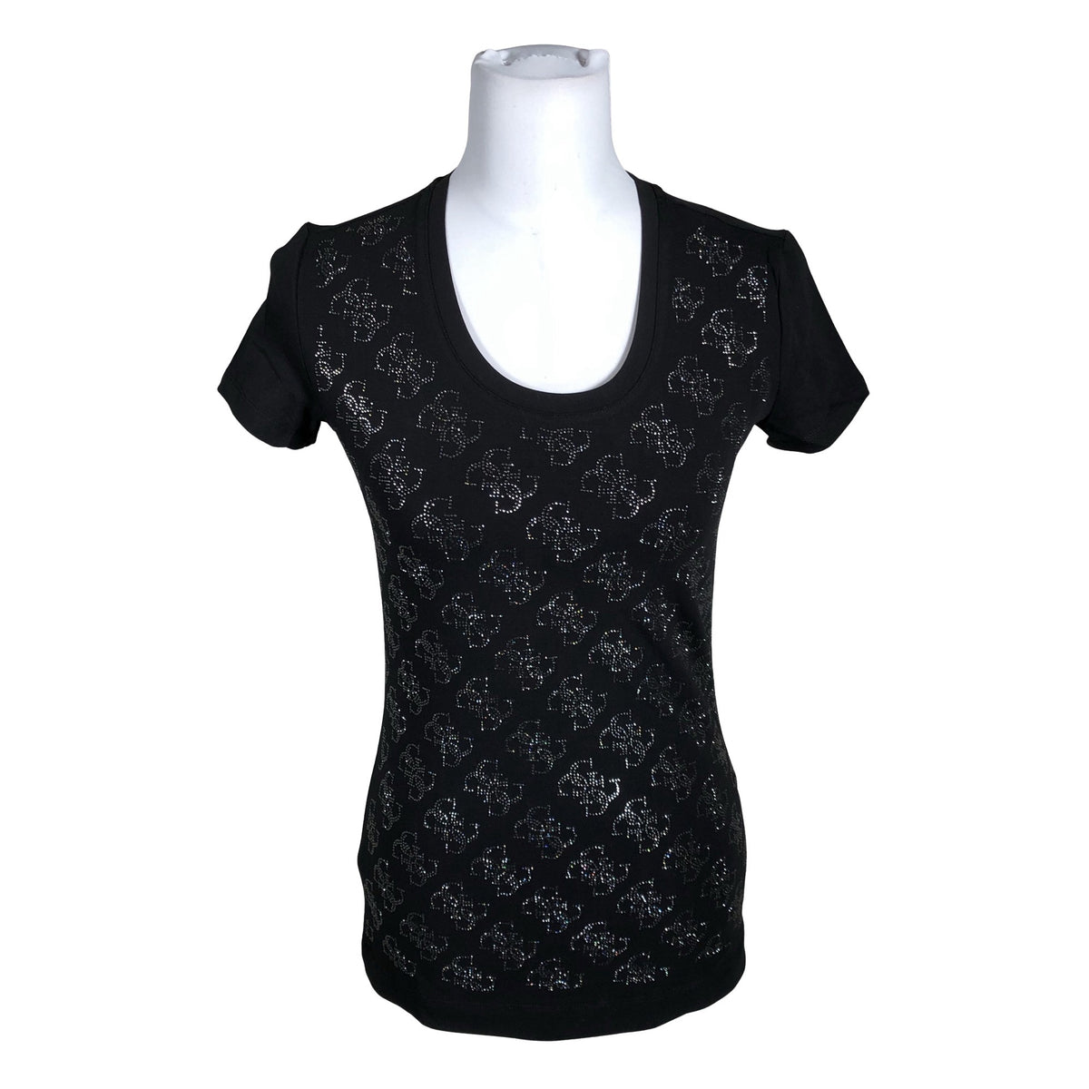 Naisten Guess - T-paita, koko 38 - Musta (1)