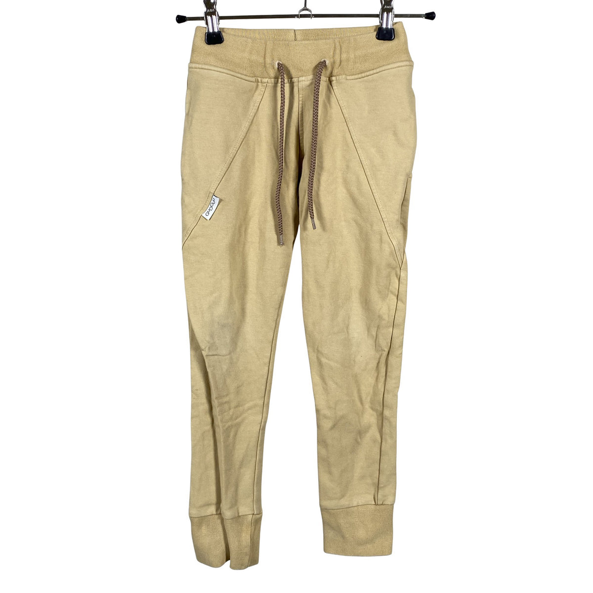Unisex Gugguu - Collegehousut, koko 116 - 122 - Beige (1)