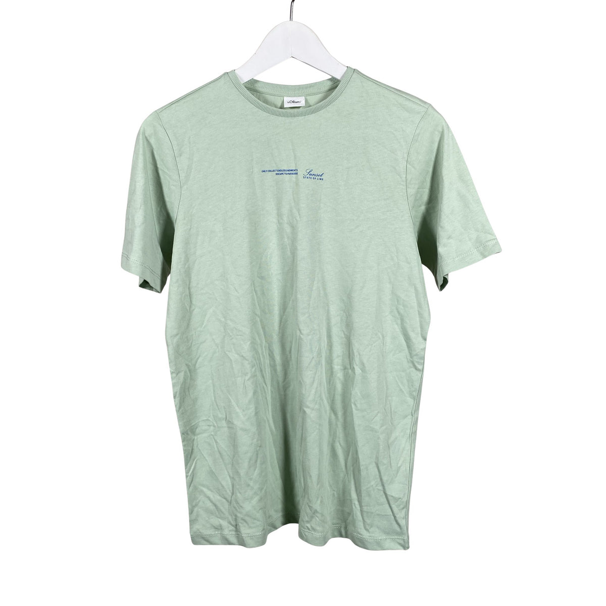 Unisex s.Oliver - T-paita, koko 158 - 164 - Vihreä (1)