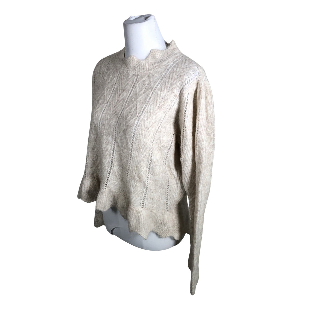 Naisten Project AJ117 Copenhagen - Neulepaita, koko 42 - Beige (3)
