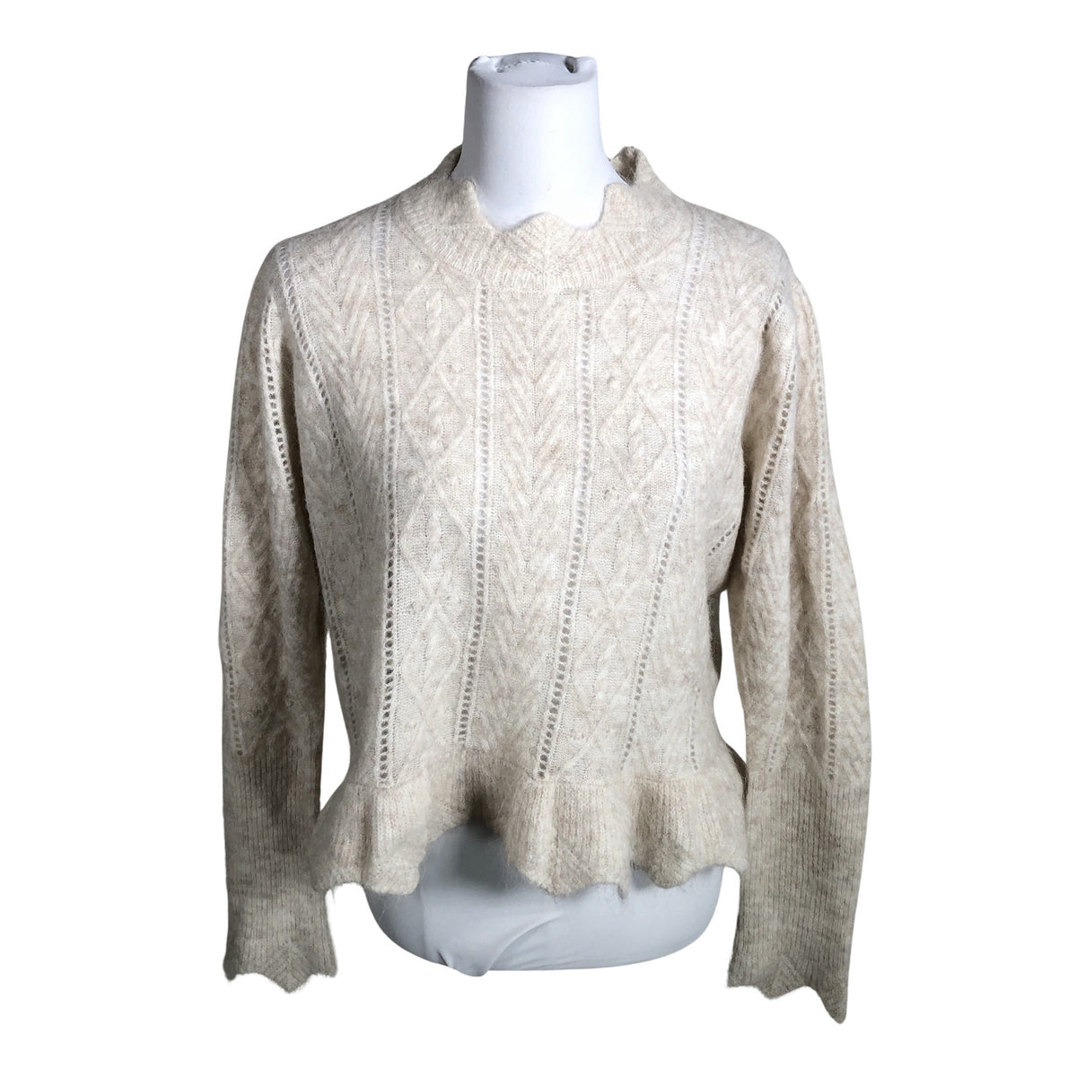 Naisten Project AJ117 Copenhagen - Neulepaita, koko 42 - Beige (1)