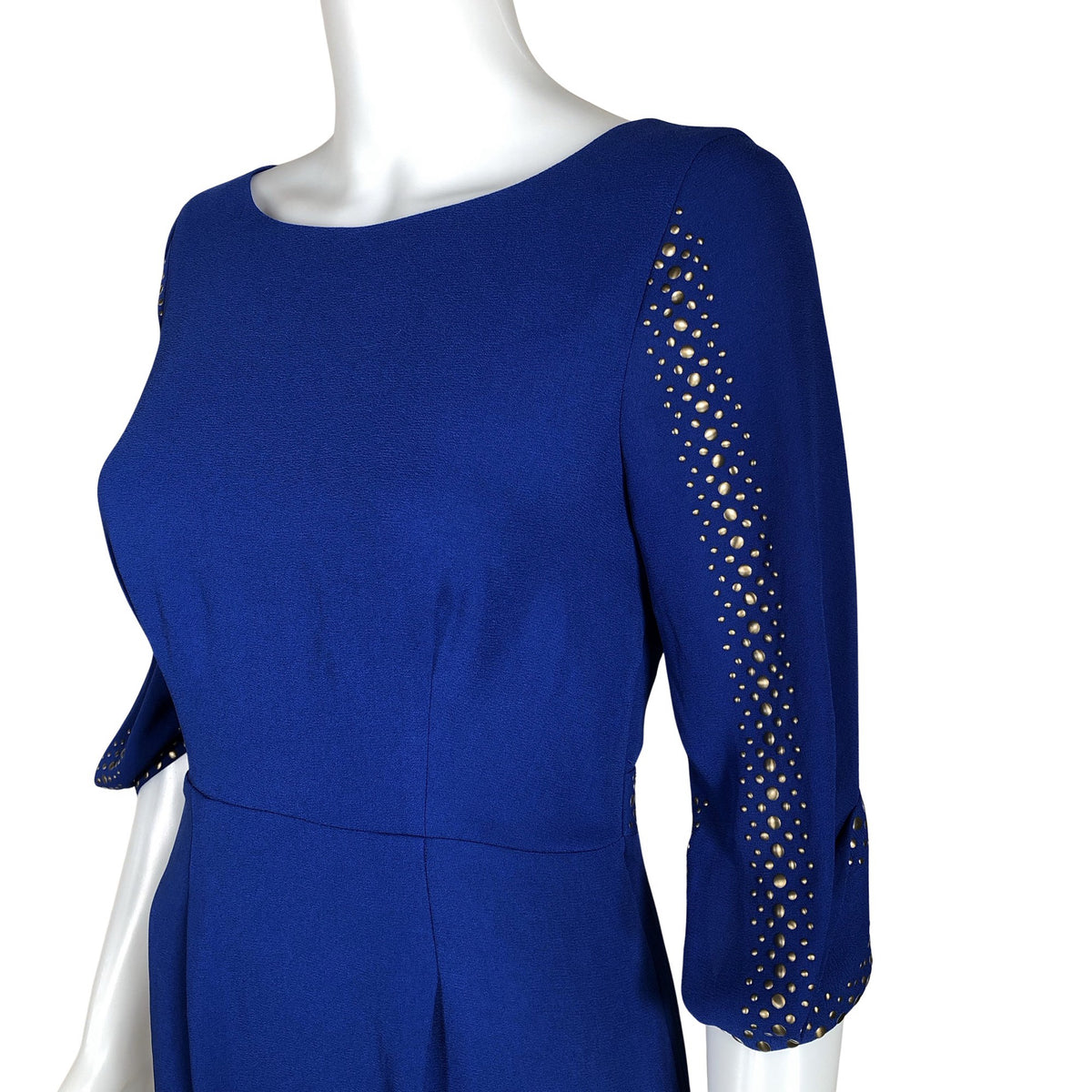 Naisten BCBG Maxazria - Sifonkimekko, koko 34 - Sininen (3)