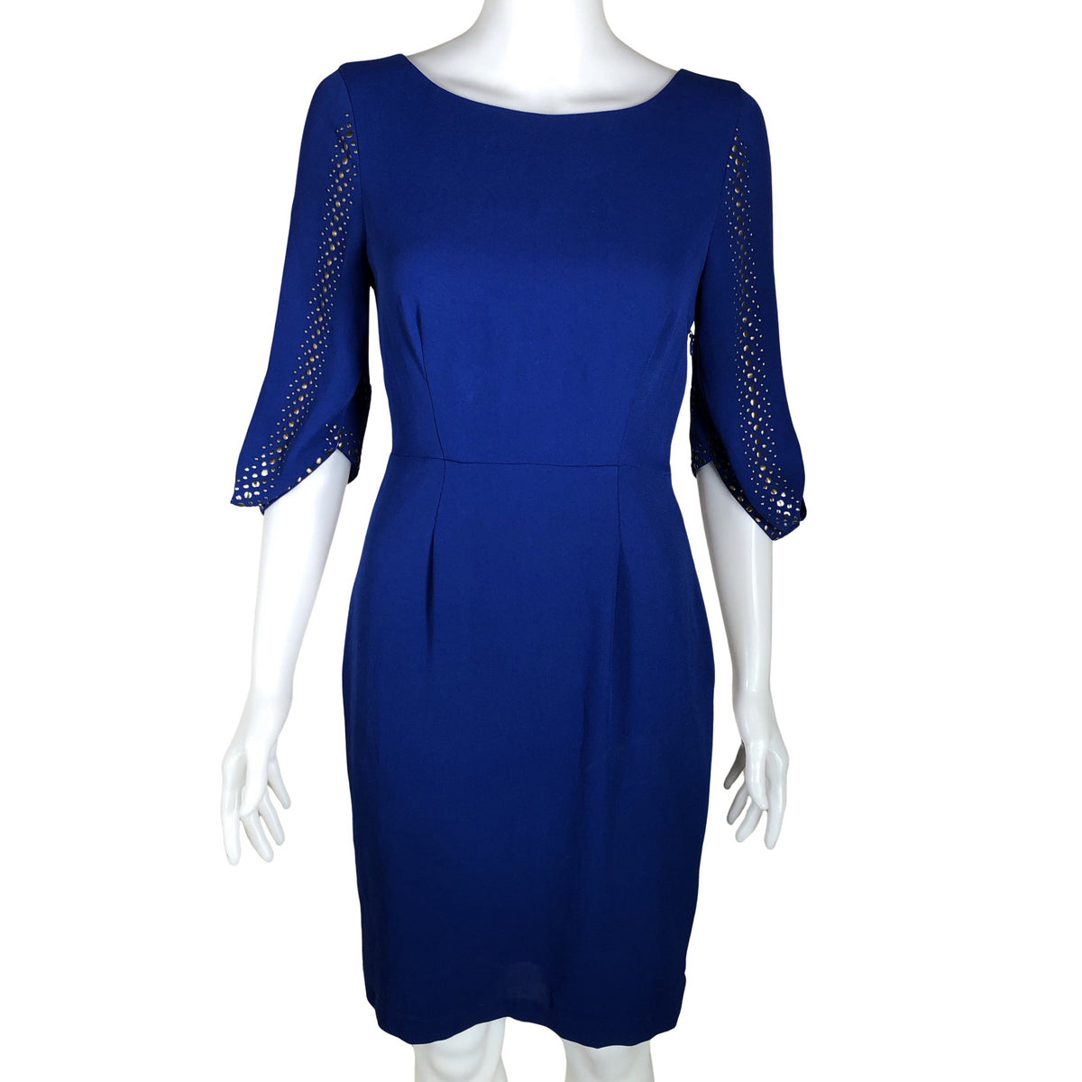 Naisten BCBG Maxazria - Sifonkimekko, koko 34 - Sininen (1)