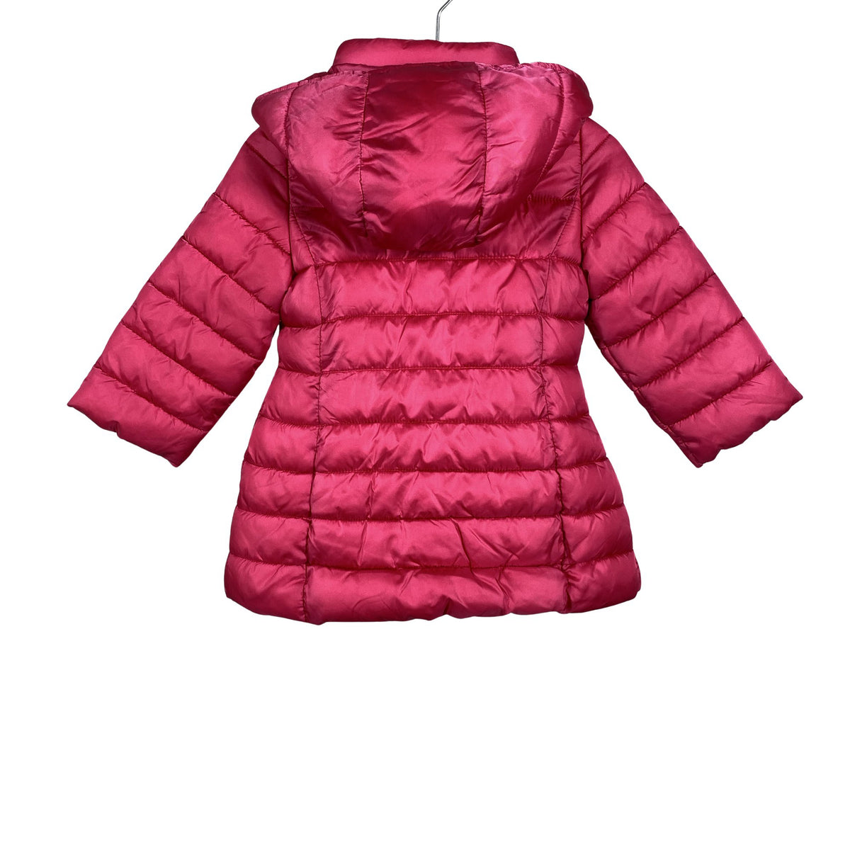 Tyttöjen Benetton - Toppatakki, koko 80 - 86 - Pinkki (2)