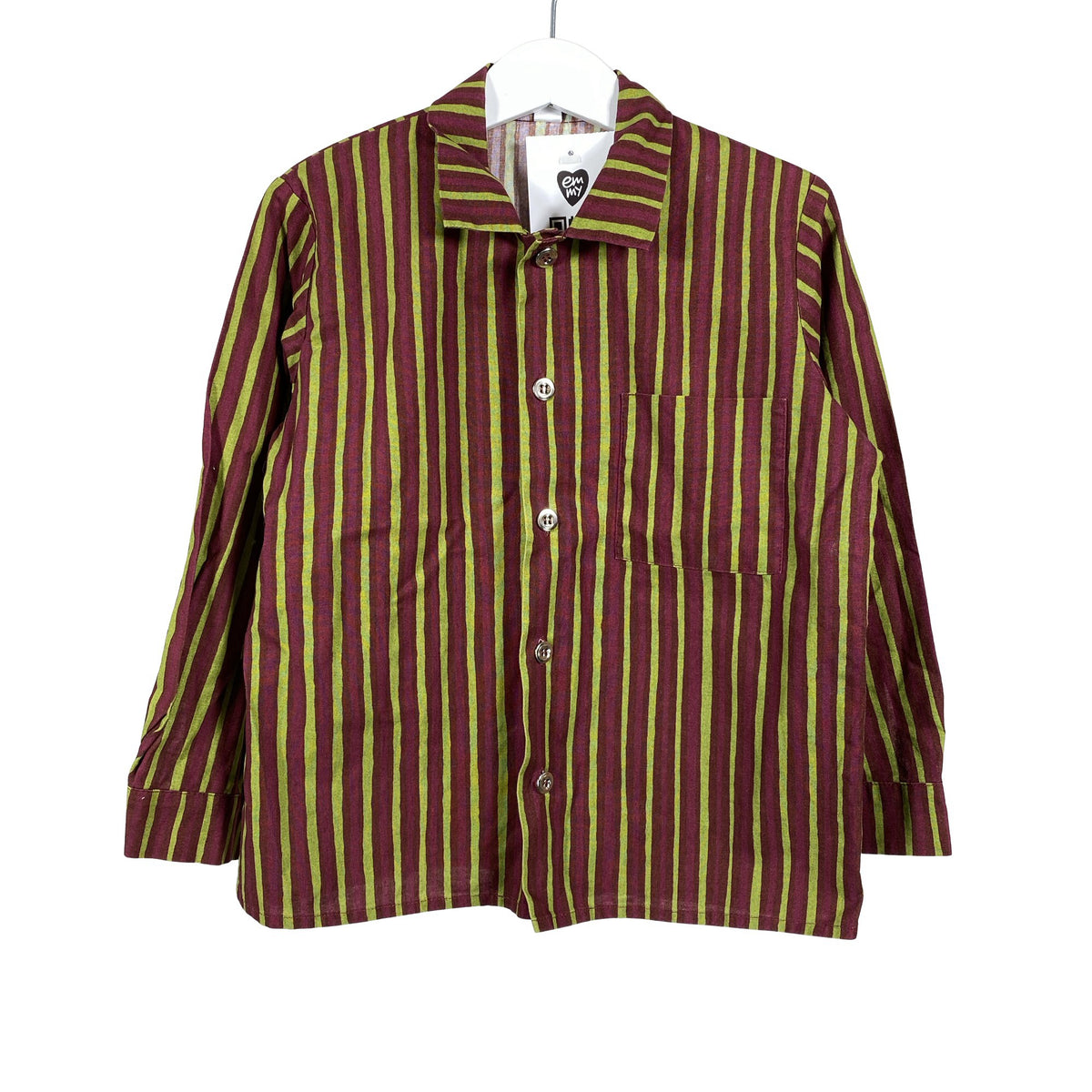Unisex Marimekko - Kauluspaita, koko 104 - 110 - Viininpunainen (1)