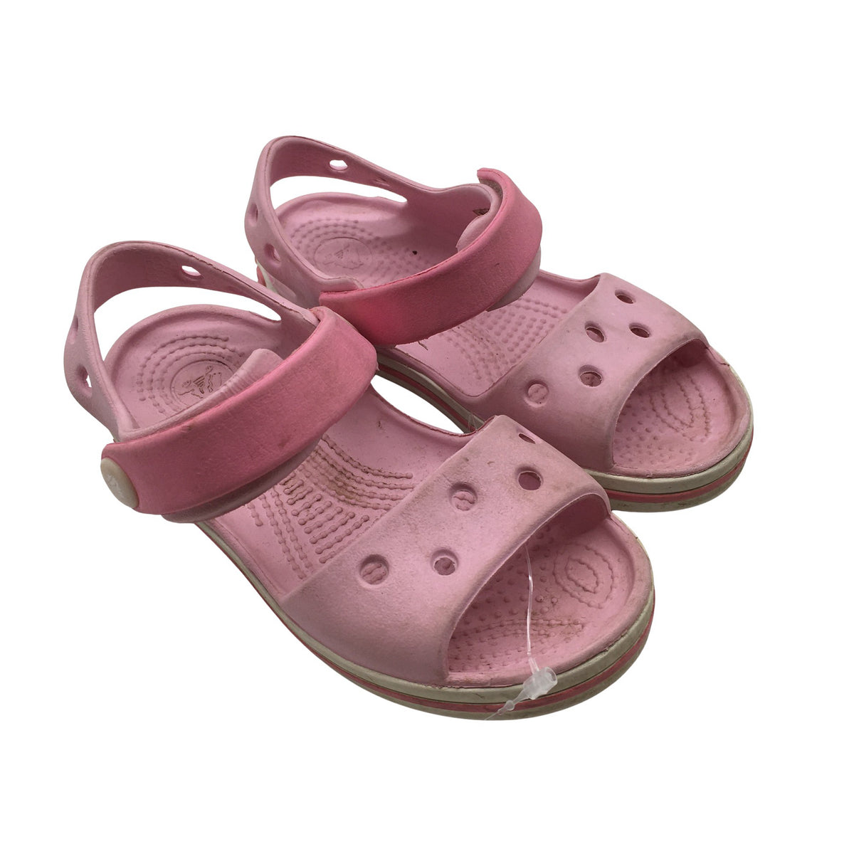 Tyttöjen Crocs - Sandaalit, koko 25 - Vaaleanpunainen (2)