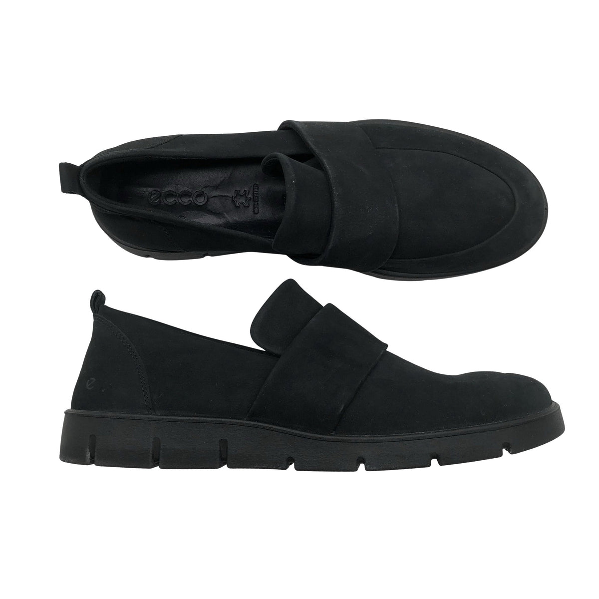 Naisten Ecco - Loaferit, koko 39 - Musta (1)