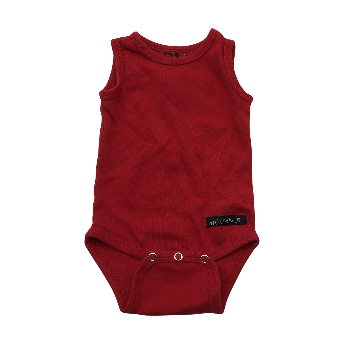 Unisex Villervalla - Body, koko 50 - 56 - Punainen (1)