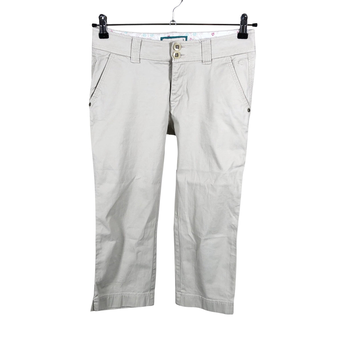 Naisten Esprit - Kangascaprit, koko 36 - Beige (1)