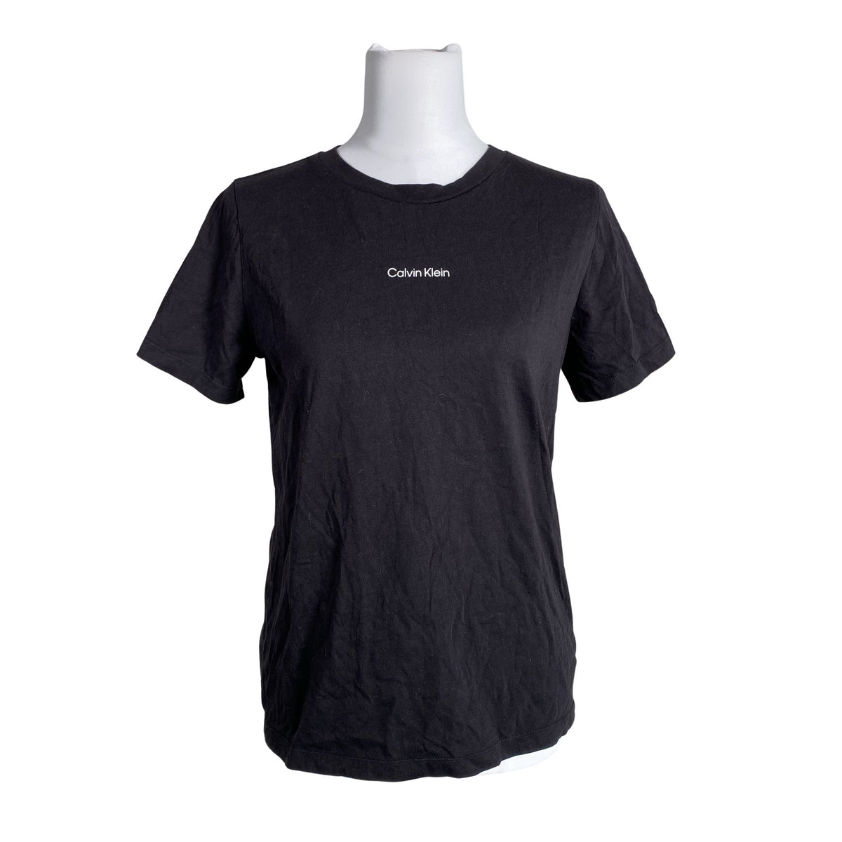 Naisten Calvin Klein - T-paita, koko 38 - Musta (1)