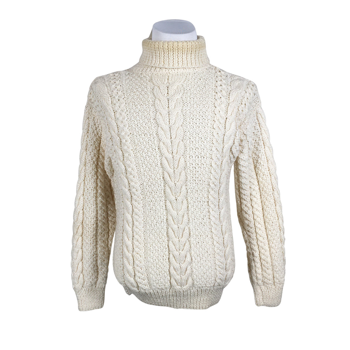 Miesten Handmade - Neulepaita, koko L - Luonnonvalkoinen (1)