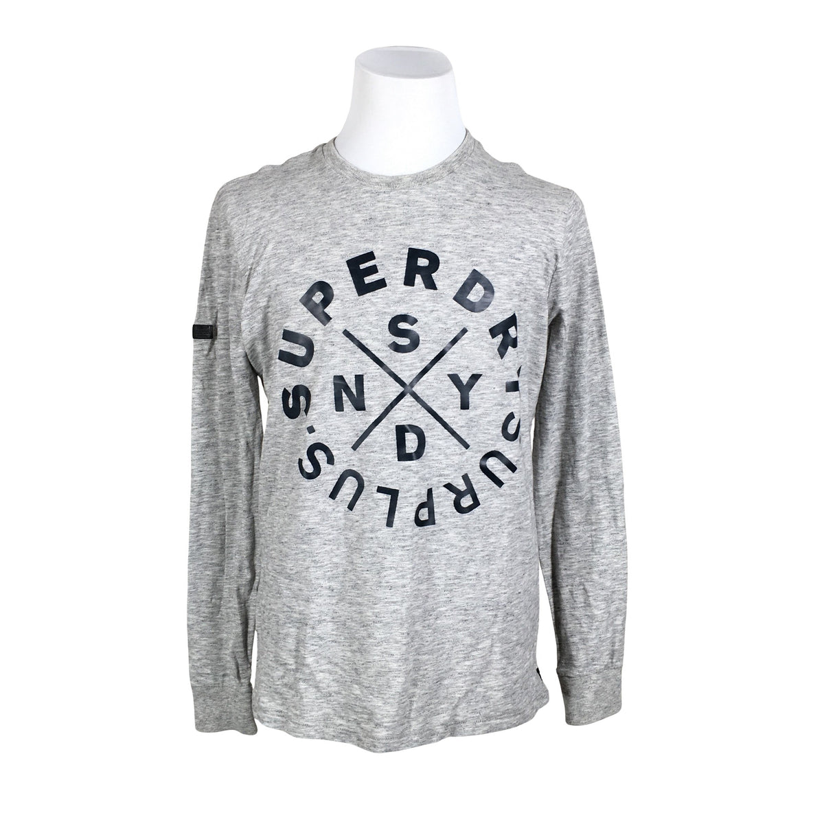 Miesten Superdry - Collegepaita, koko XL - Harmaa (1)