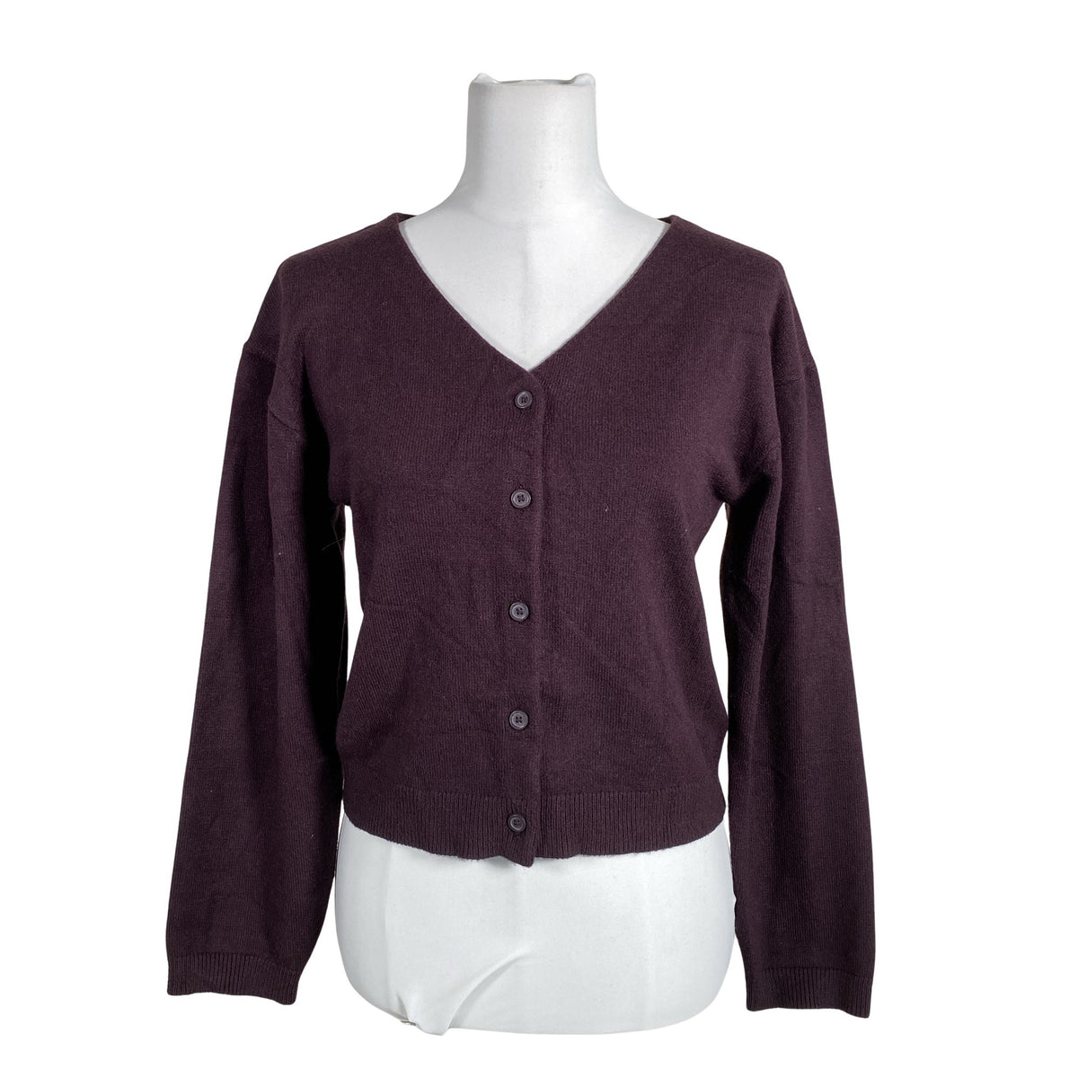 Naisten Lindex - Neuletakki, koko 38 - Violetti (1)