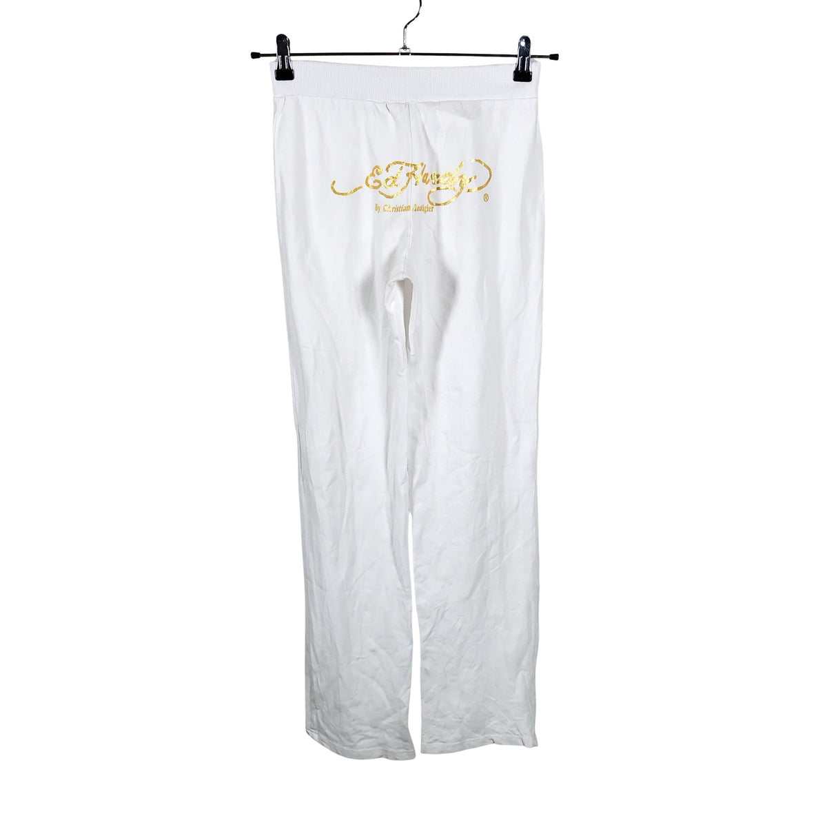 Naisten Ed Hardy - Trikoohousut, koko 34 - Valkoinen (2)