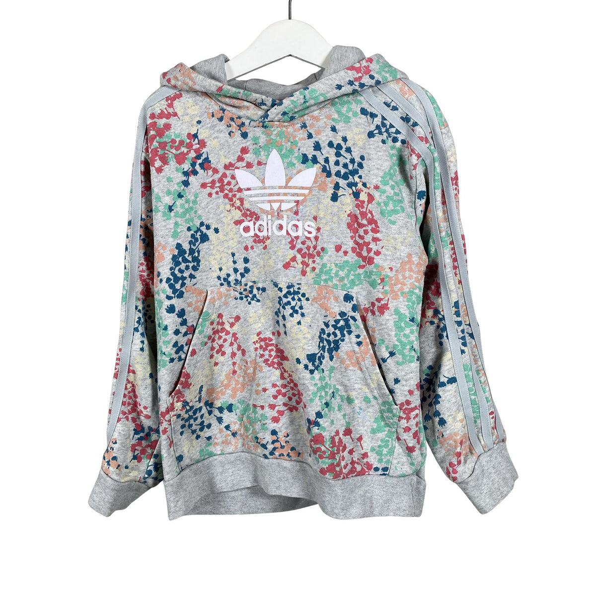 Tyttöjen Adidas - Huppari, koko 128 - 134 - Harmaa (1)