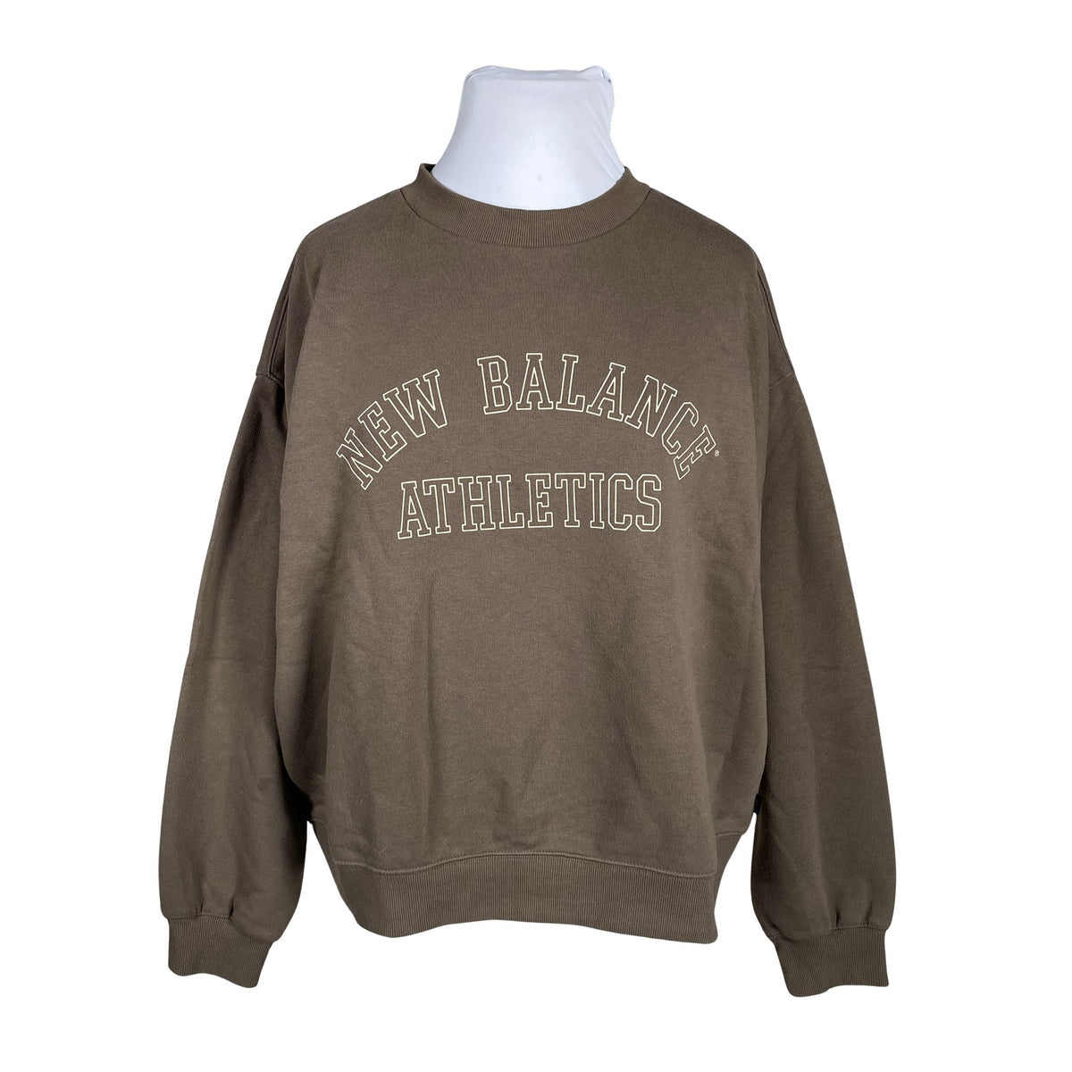 Naisten New Balance - Collegepaita, koko 42 - Ruskea (1)