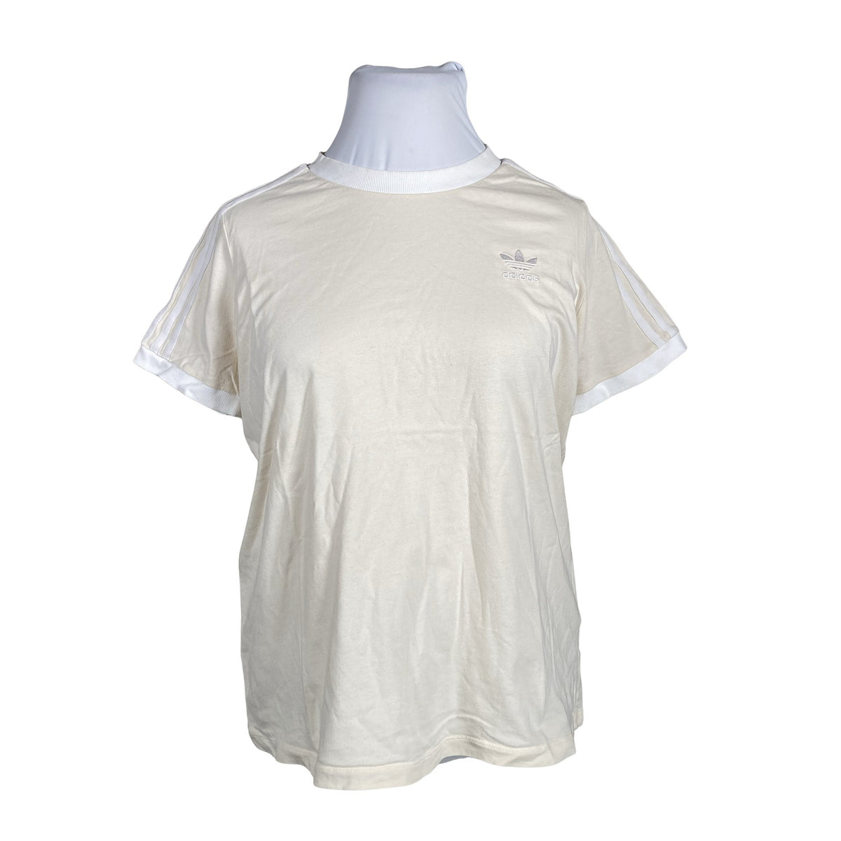 Naisten Adidas - T-paita, koko 42 - Beige (1)