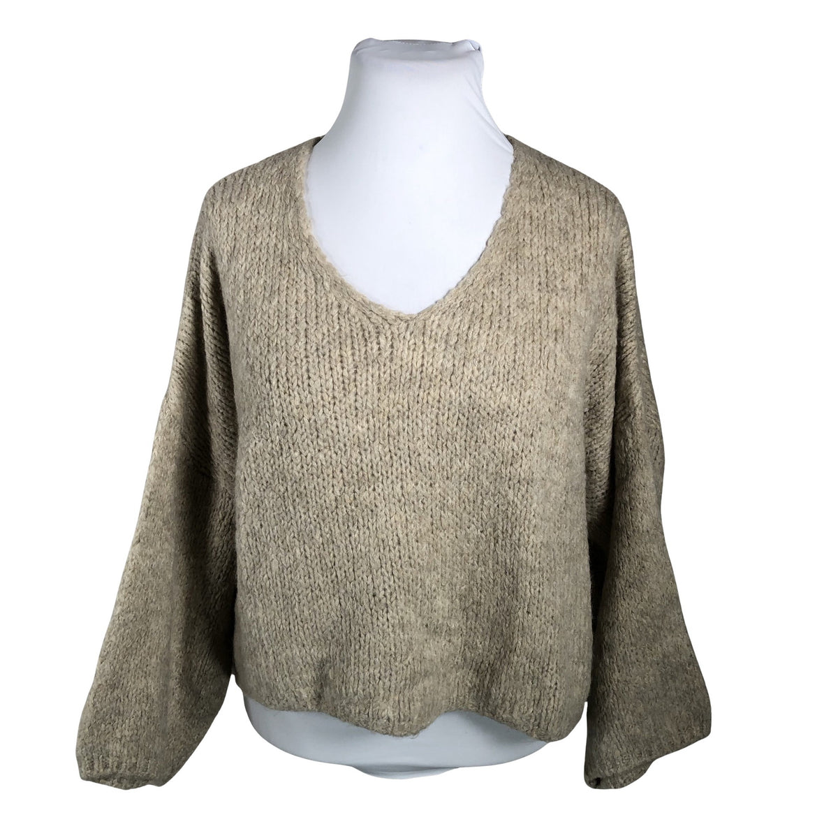 Naisten Bohemiana - Neulepaita, koko 44 - Beige (1)