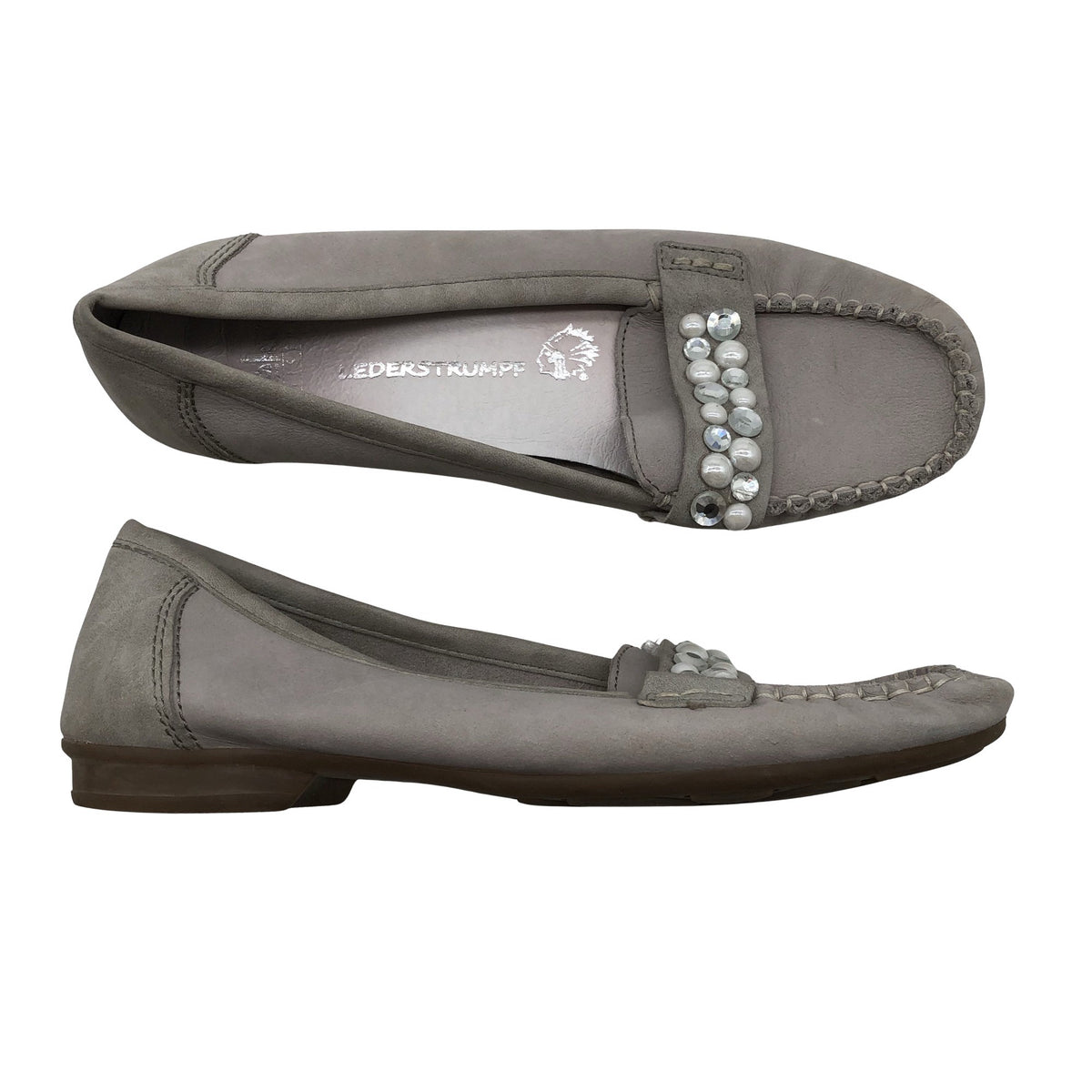 Naisten Rieker - Loaferit, koko 37 - Harmaa (1)