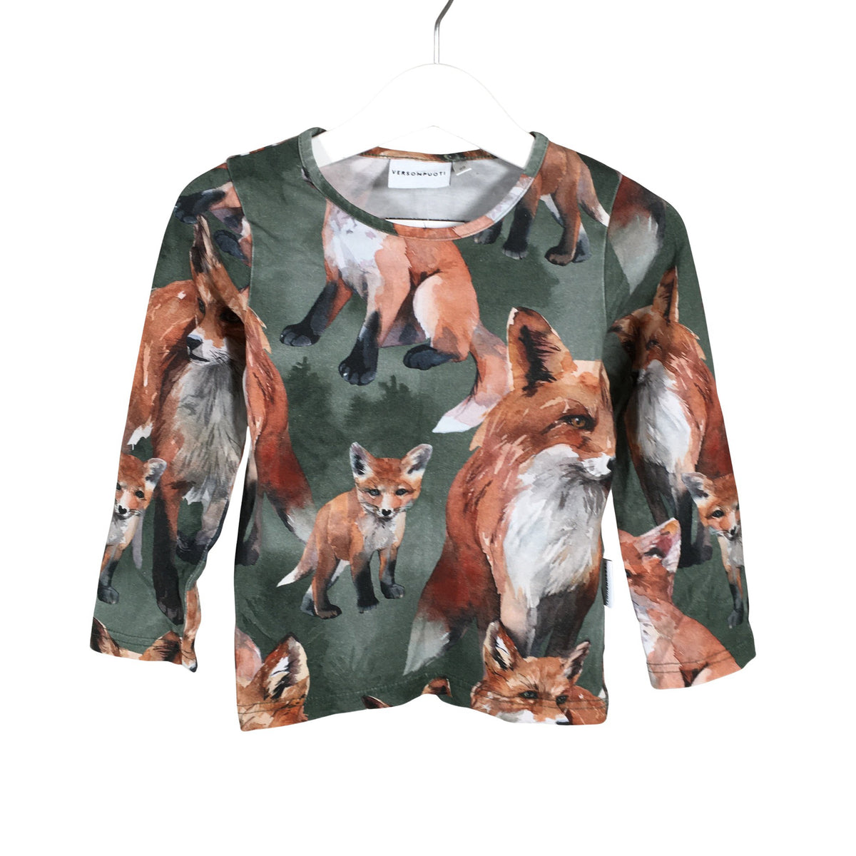 Unisex Versonpuoti - Trikoopaita, koko 92 - 98 - Vihreä (1)