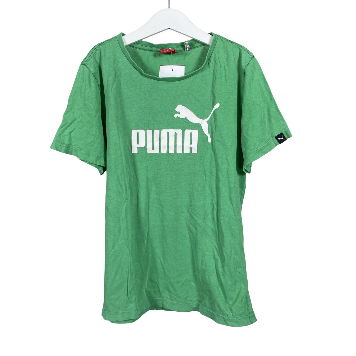 Unisex Puma - T-paita, koko 146 - 152 - Vihreä (1)