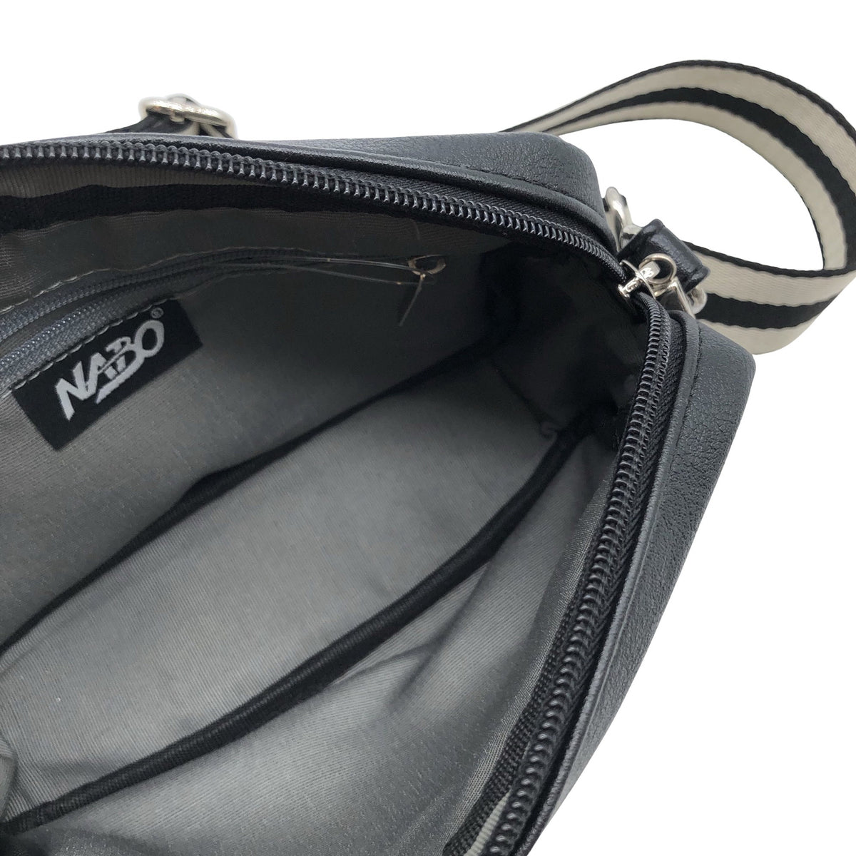 Naisten Nabo - Olkalaukku, koko Mini - Musta (2)