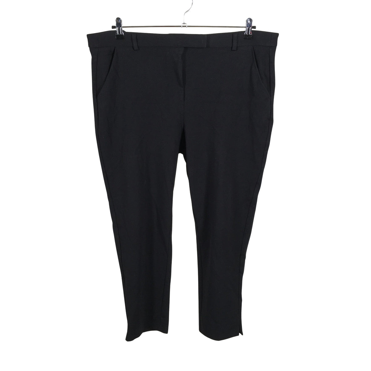 Naisten Marks&Spencer - Suorat housut, koko 48 - Musta (1)