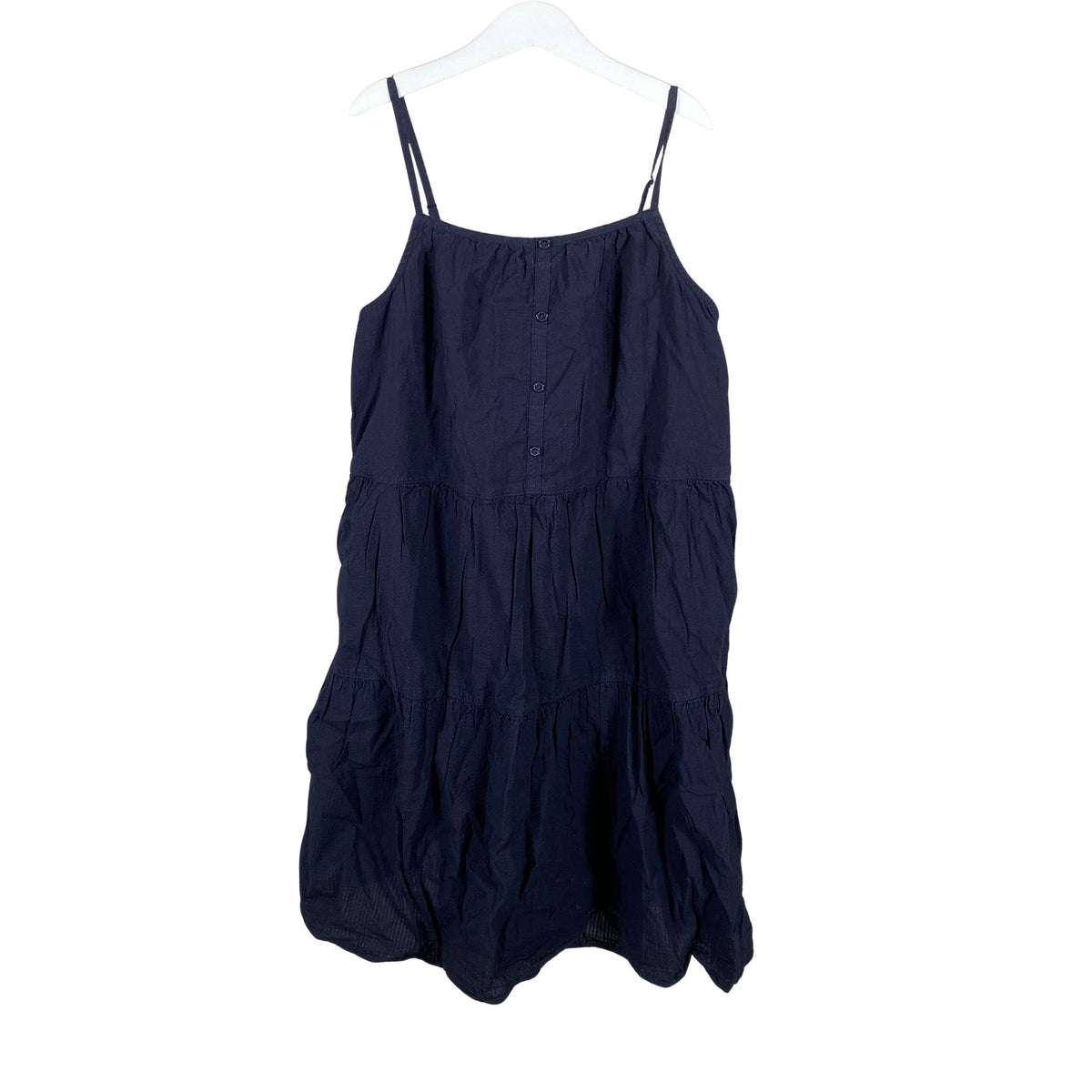 Tyttöjen Uniqlo - Kangasmekko, koko 152 - 158 - Sininen (1)