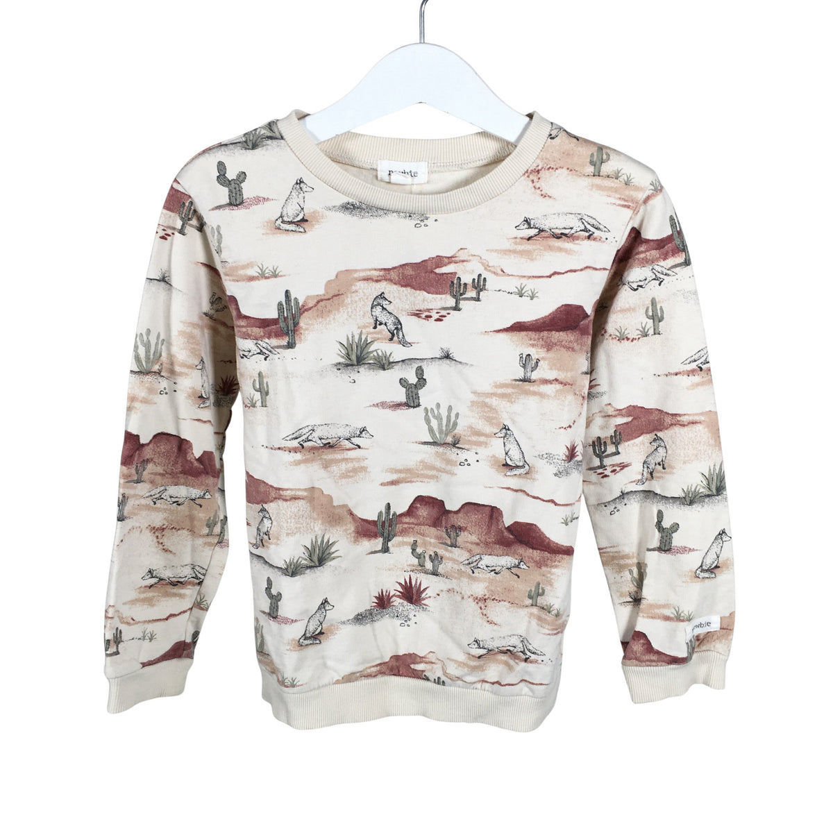 Unisex Newbie - Collegepaita, koko 98 - 104 - Beige (1)