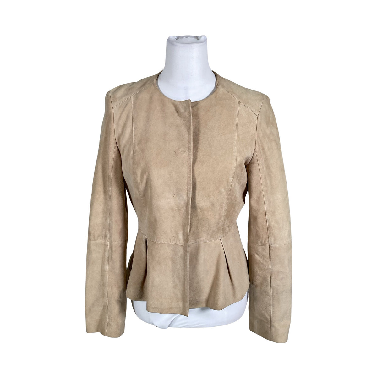 Naisten Marella - Nahkatakki, koko 36 - Beige (1)
