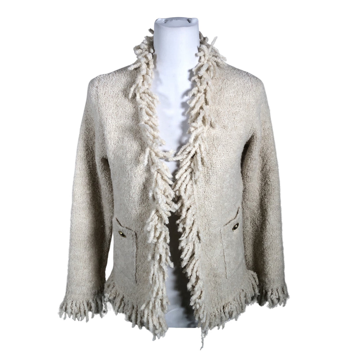 Naisten Marella - Neuletakki, koko 36 - Beige (1)
