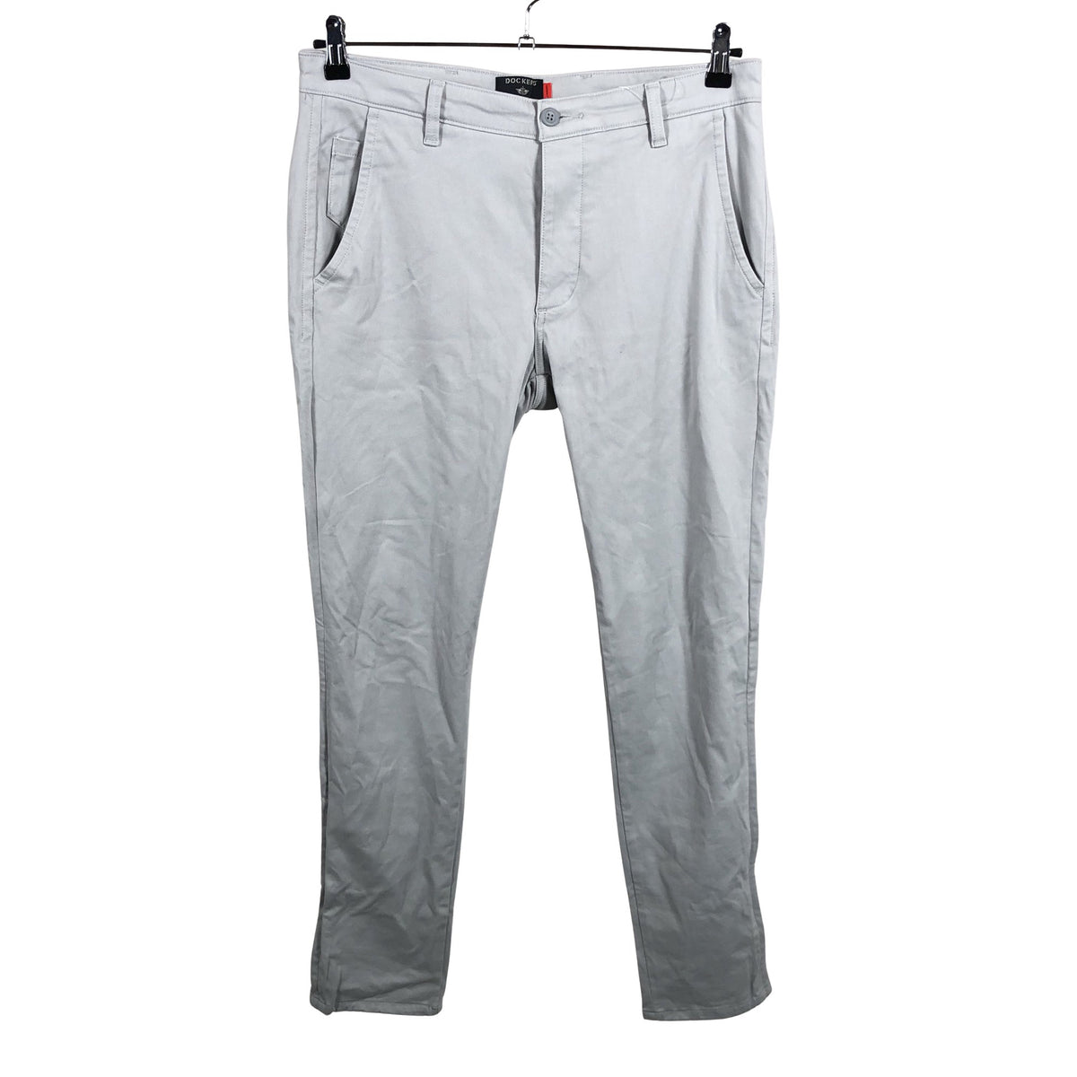 Miesten Dockers - Kangashousut, koko S - Harmaa (1)