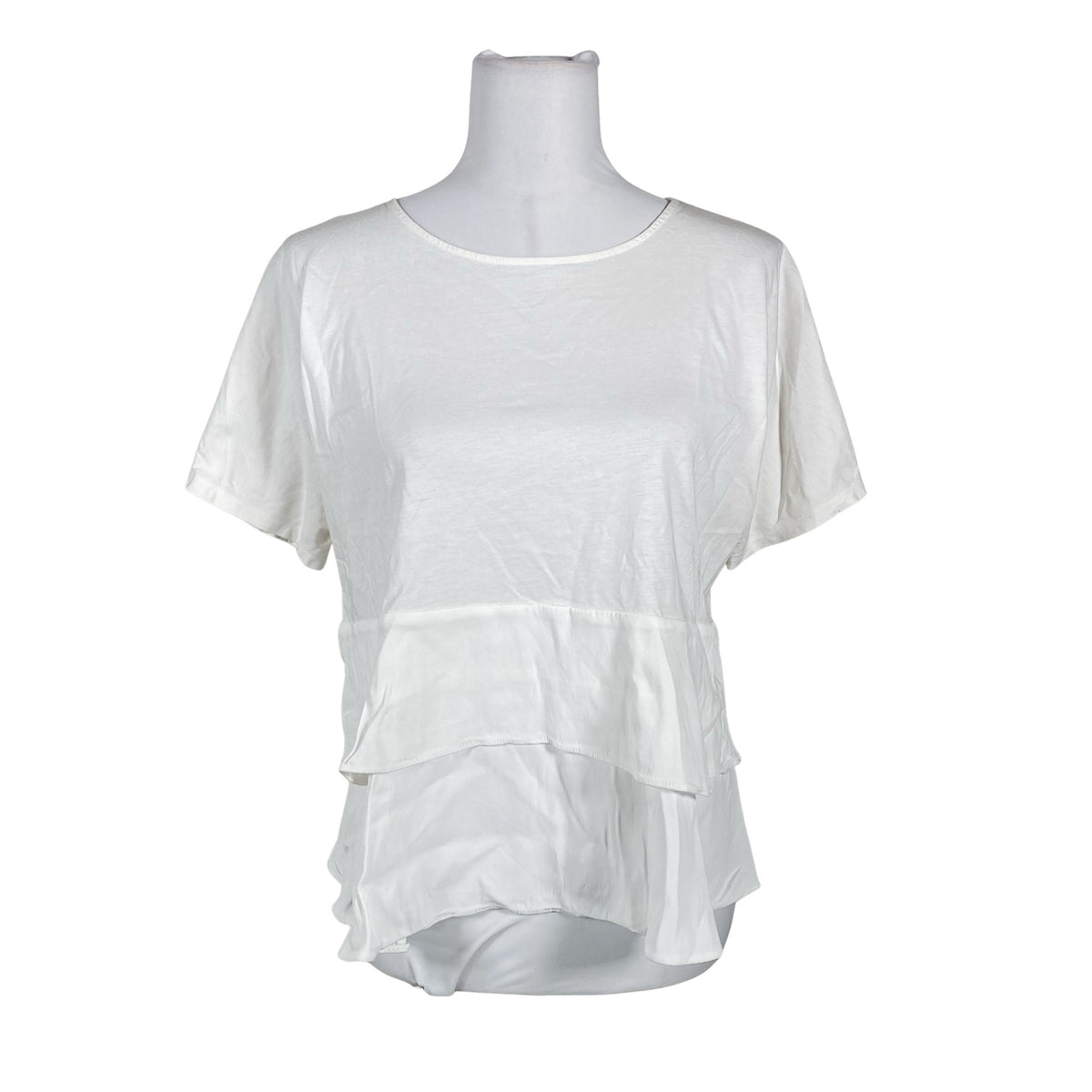Naisten Massimo Dutti - T-paita, koko 36 - Valkoinen (1)