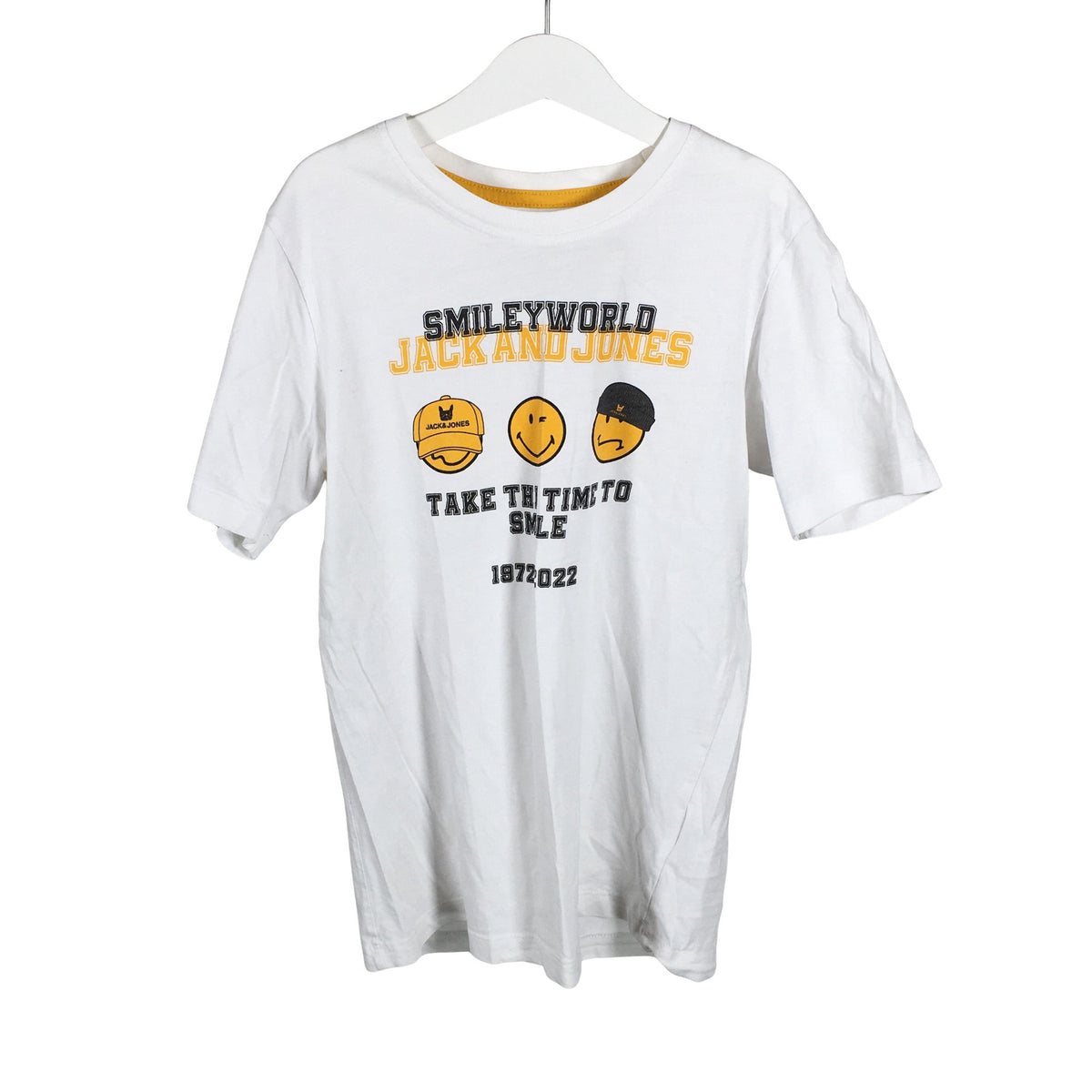 Poikien Jack & Jones - T-paita, koko 146 - 152 - Valkoinen (1)
