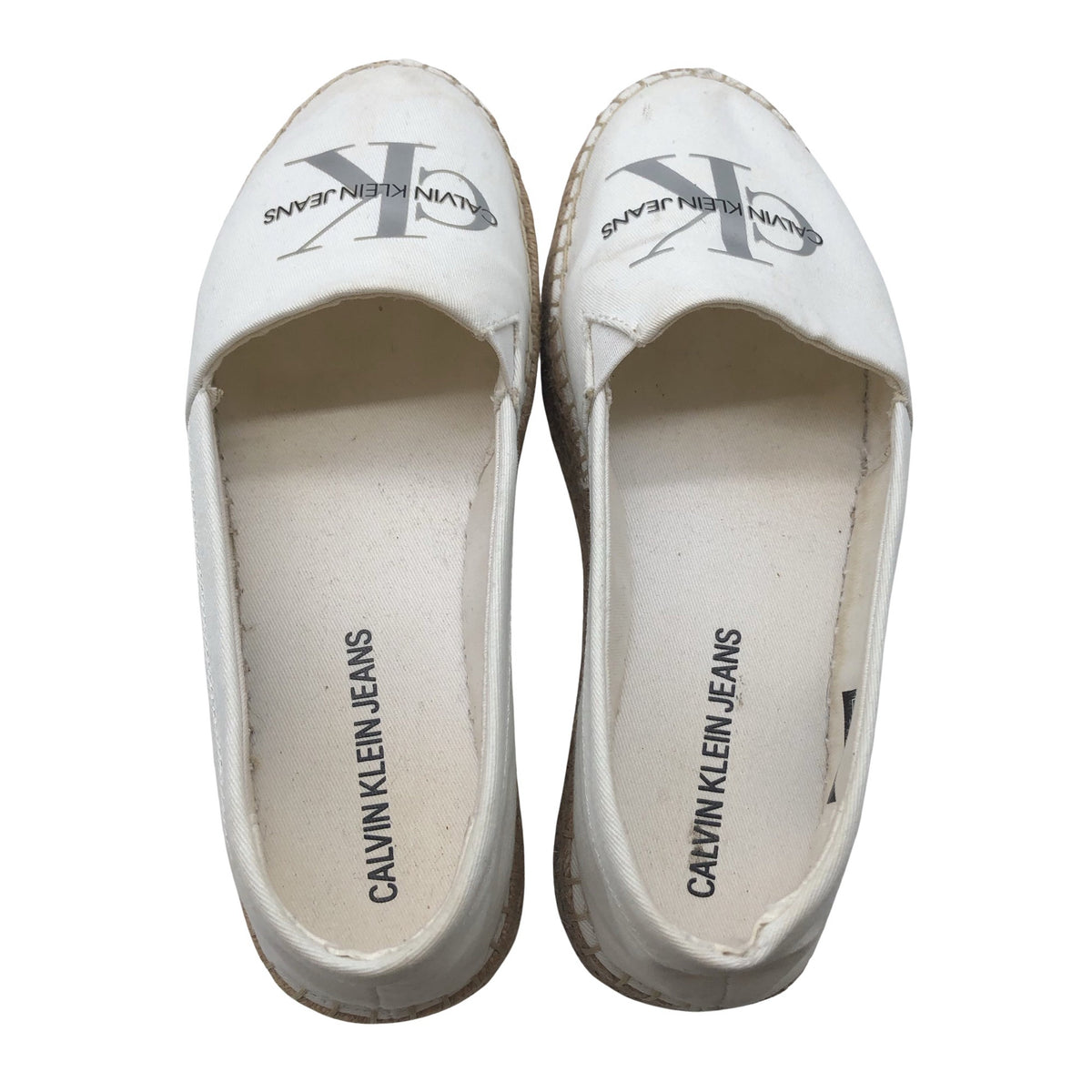 Naisten Calvin Klein Jeans - Loaferit, koko 37 - Valkoinen (3)