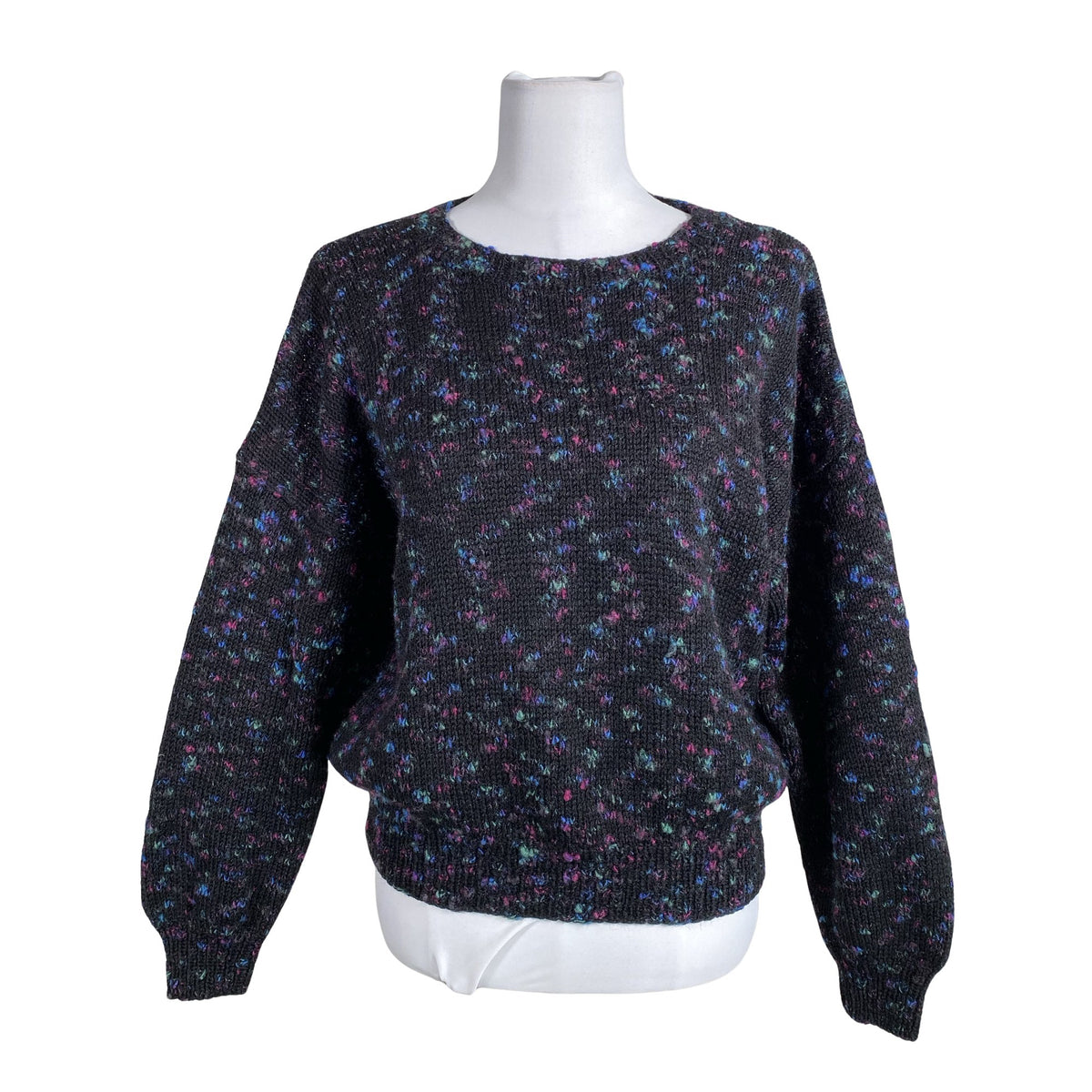 Naisten Handmade - Neulepaita, koko 38 - Musta (1)
