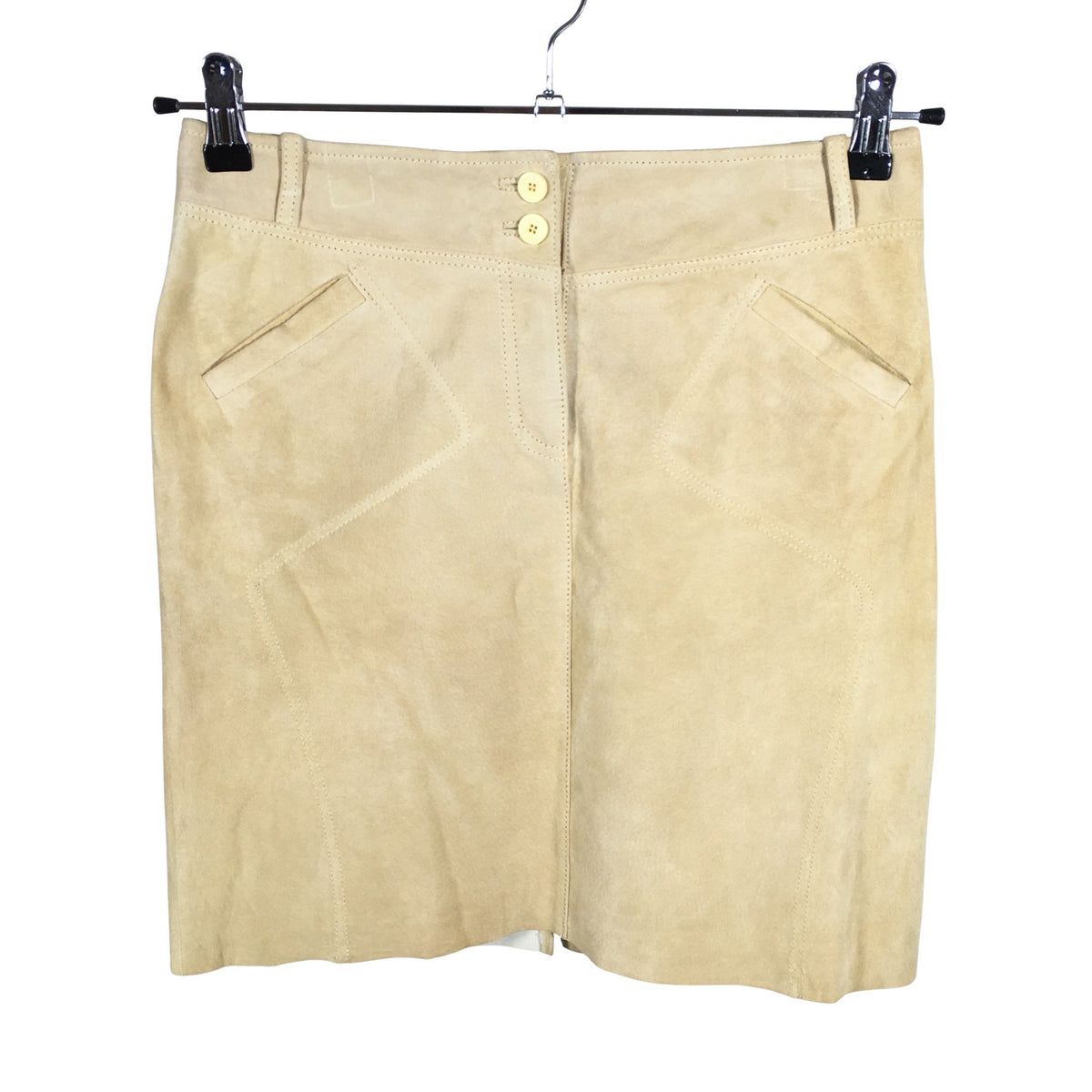 Naisten Claire.dk - Nahkahame, koko 34 - Keltainen (1)