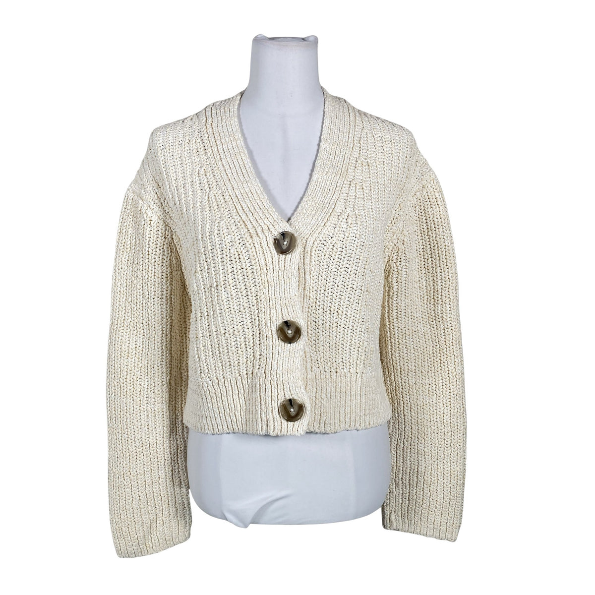 Naisten Marc O'Polo - Neuletakki, koko 38 - Beige (1)