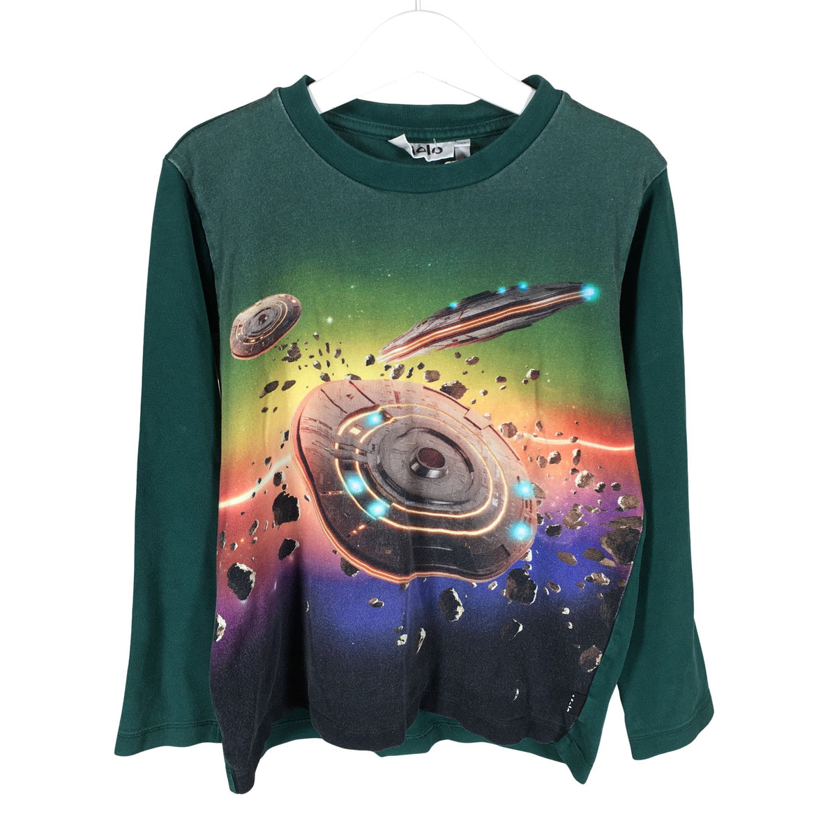 Unisex Molo Kids - Collegepaita, koko 122 - 128 - Vihreä (1)