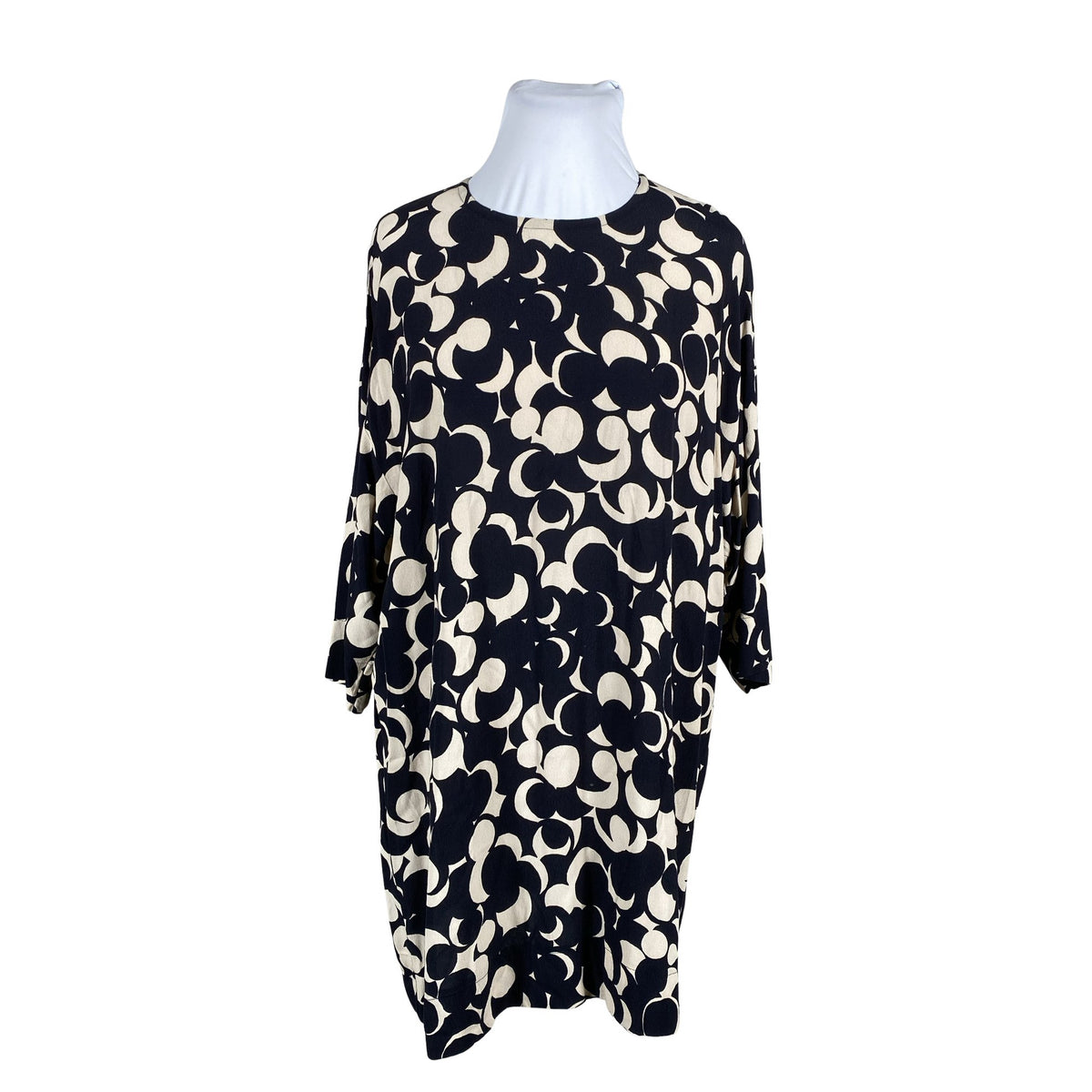 Naisten Marimekko - Sifonkimekko, koko 42 - Musta (1)