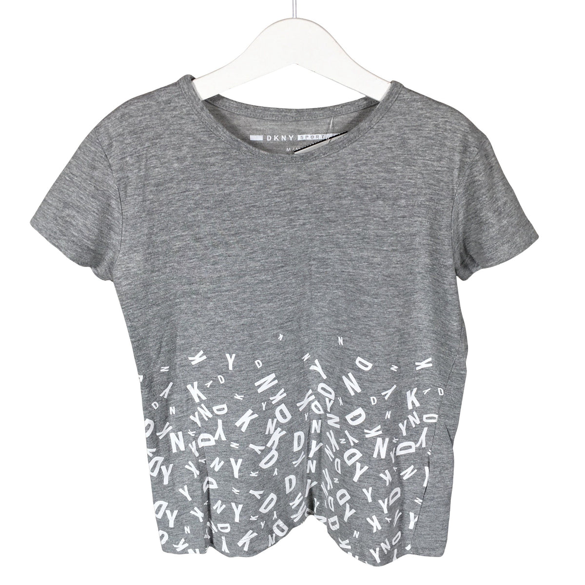 Tyttöjen DKNY - T-paita, koko 134 - 140 - Harmaa (1)