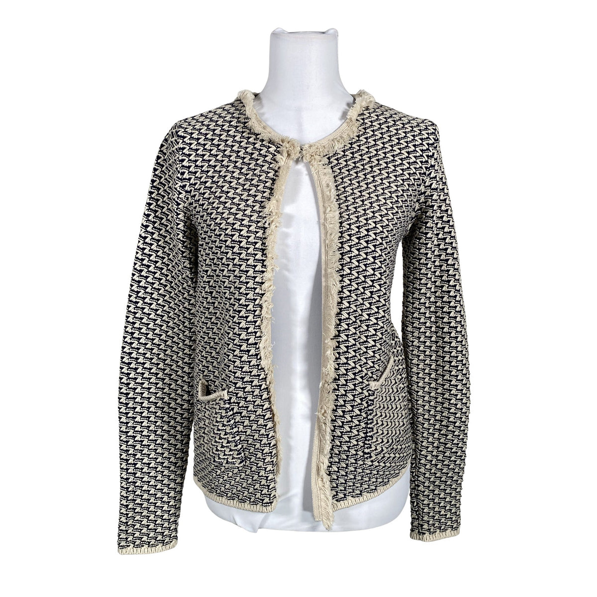 Naisten Esprit - Neuletakki, koko 36 - Beige (1)