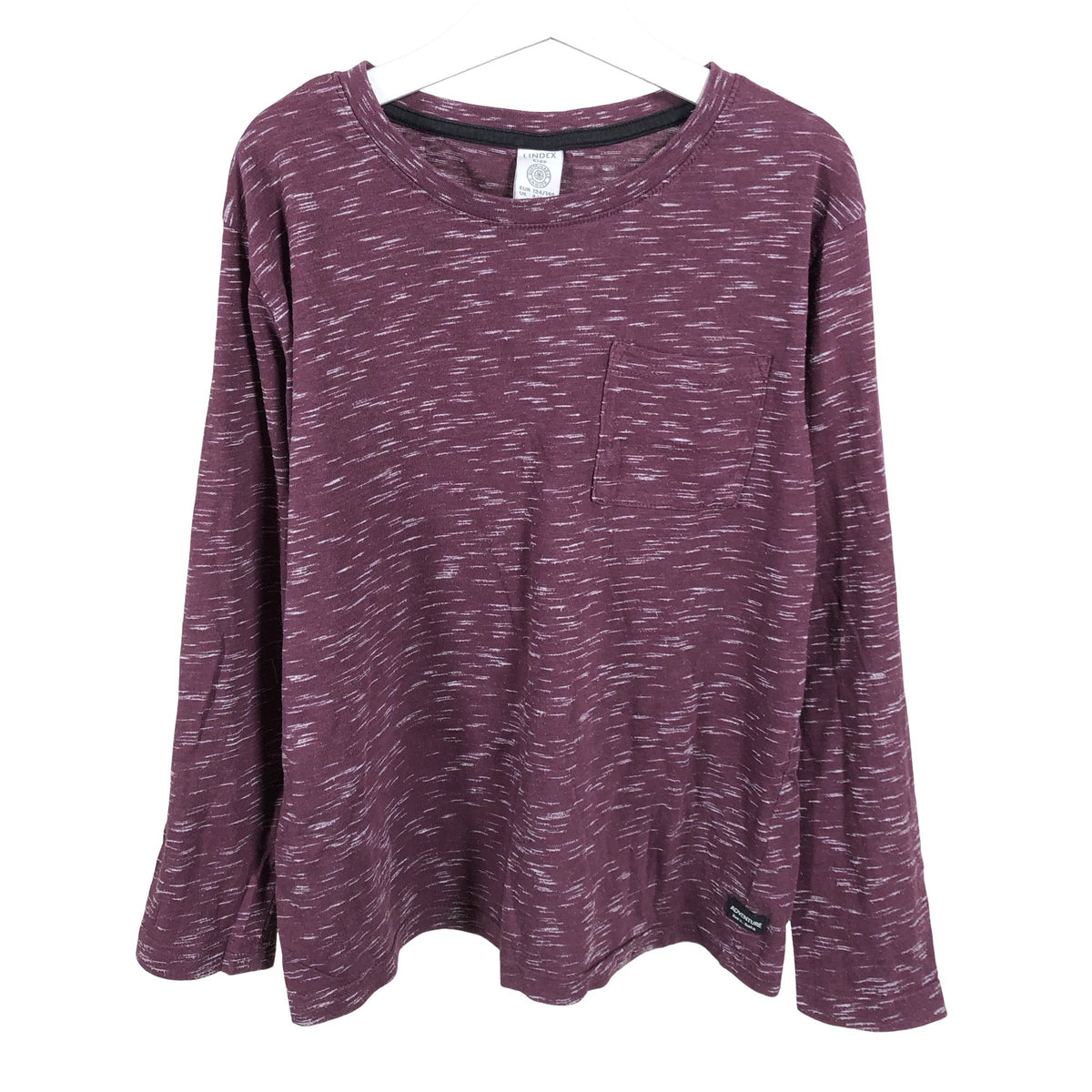 Unisex Lindex - Trikoopaita, koko 134 - 140 - Violetti (1)