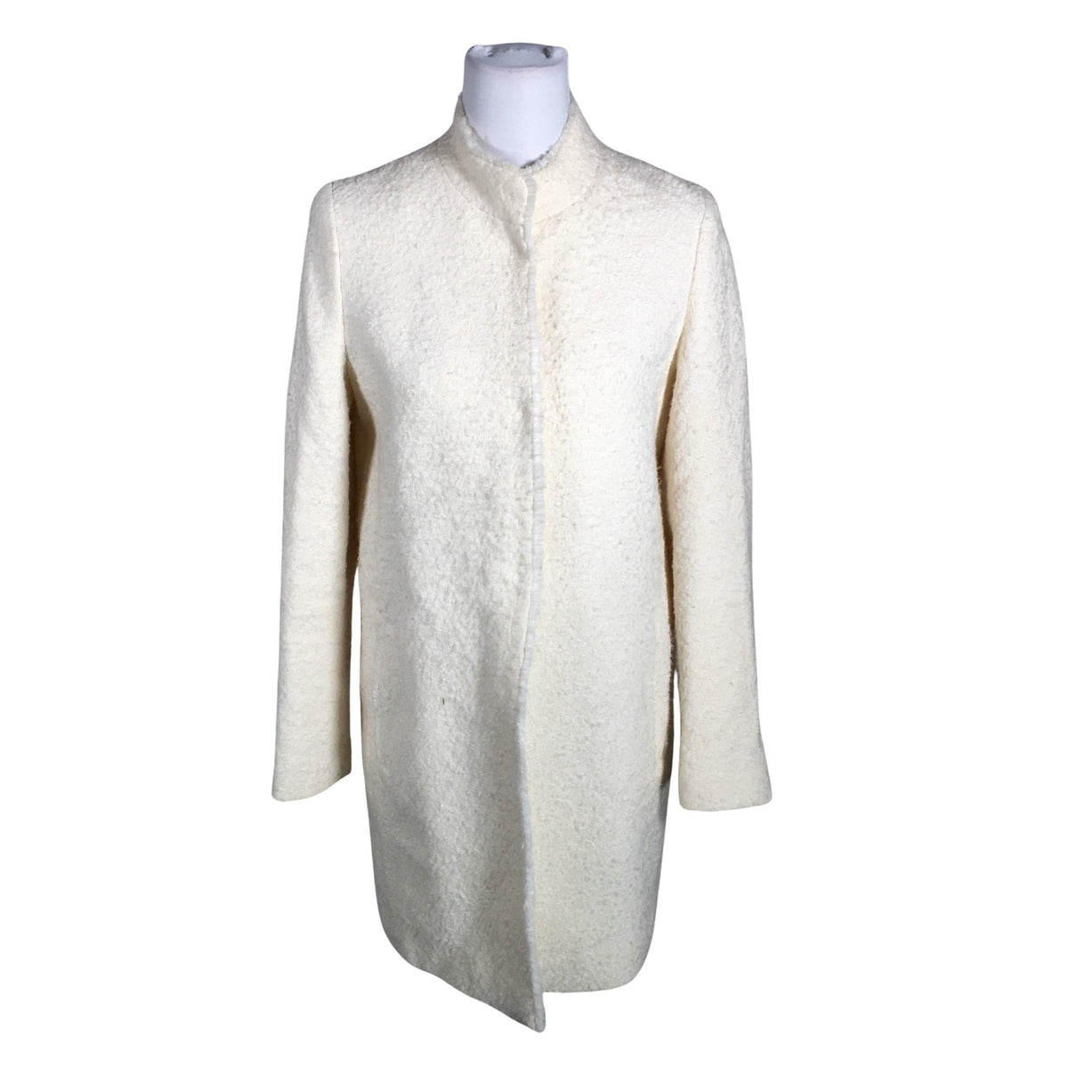 Naisten Esprit - Villakangastakki, koko 36 - Beige (1)