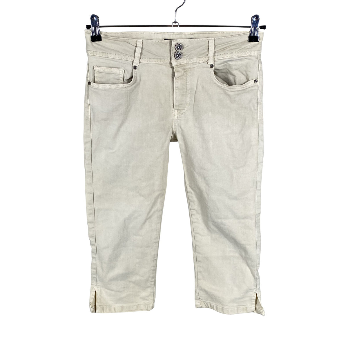 Naisten Soyaconcept - Farkkucaprit, koko W30 - Beige (1)