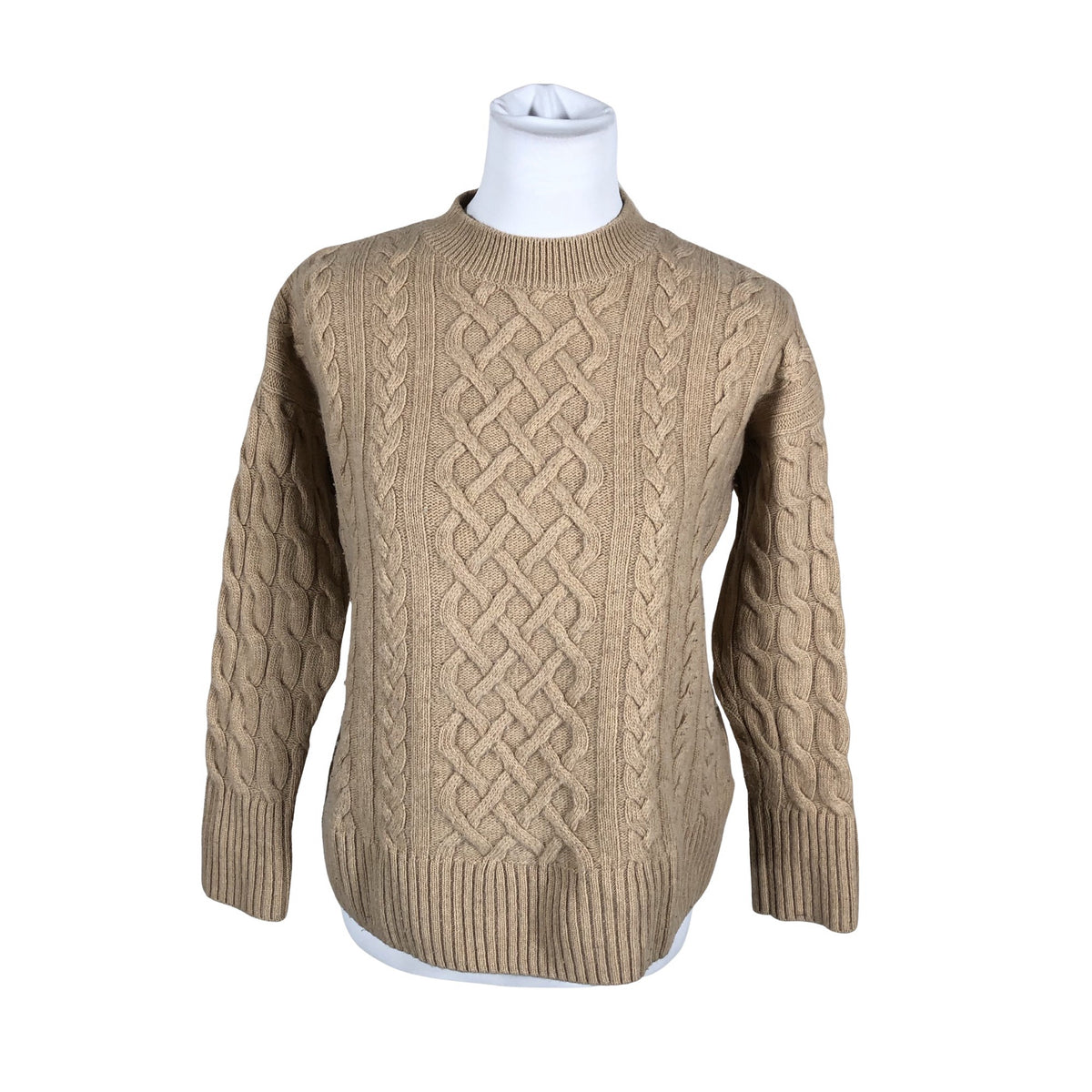 Naisten Repeat - Neulepaita, koko 38 - Beige (1)