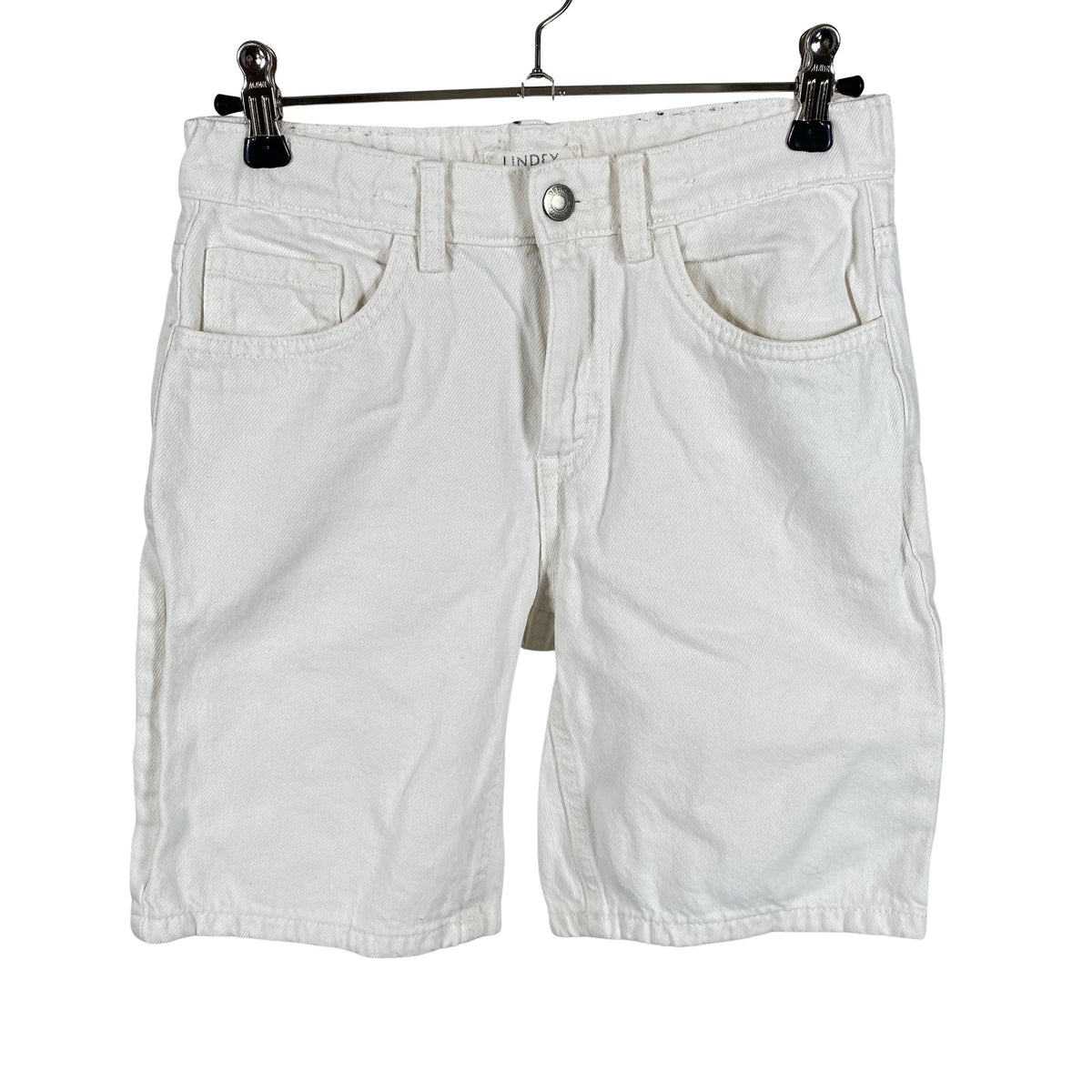Unisex Lindex - Farkkushortsit, koko 152 - 158 - Valkoinen (1)