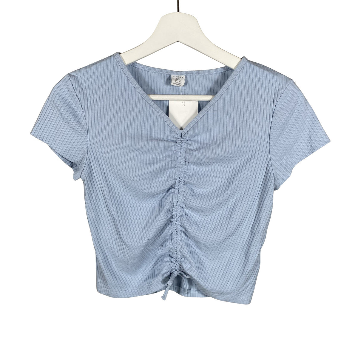 Tyttöjen Lindex - T-paita, koko 164 - 170 - Vaaleansininen (1)